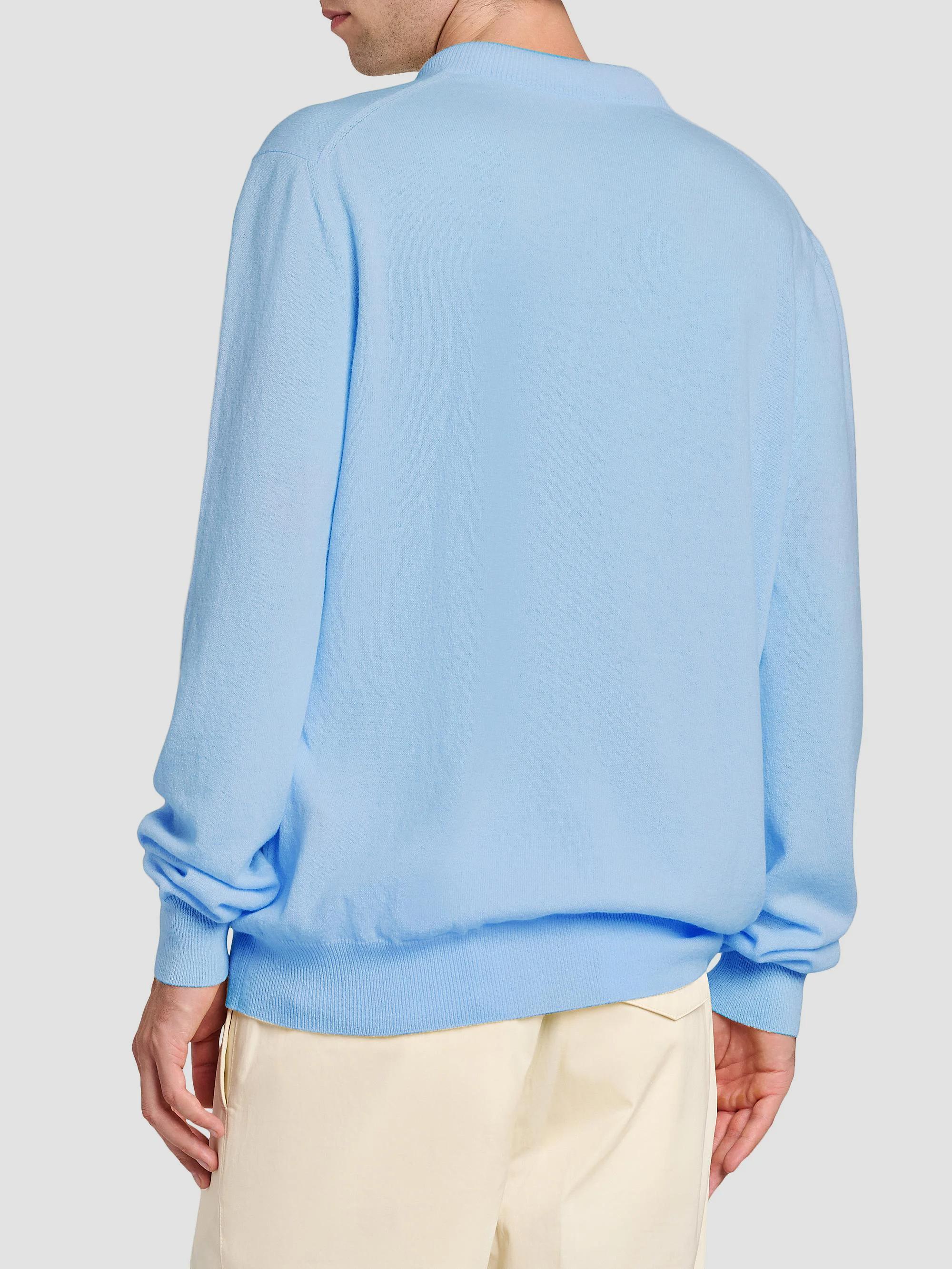 Jil Sander Wool Knit V-Neck Sweater | Saks Fifth Avenue