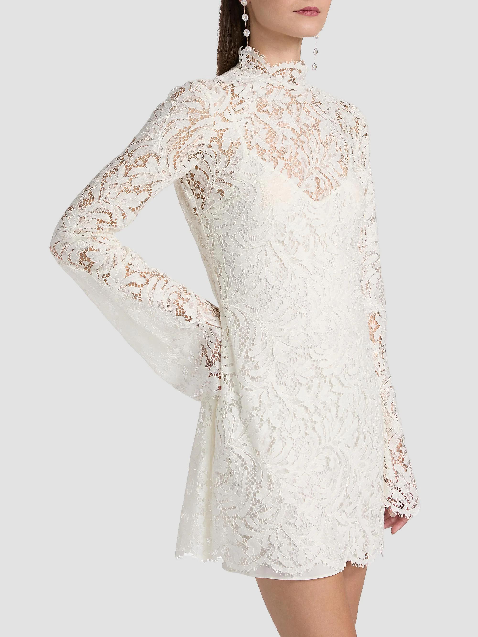 A.L.C. Eden Botanical Lace Minidress | Saks Fifth Avenue