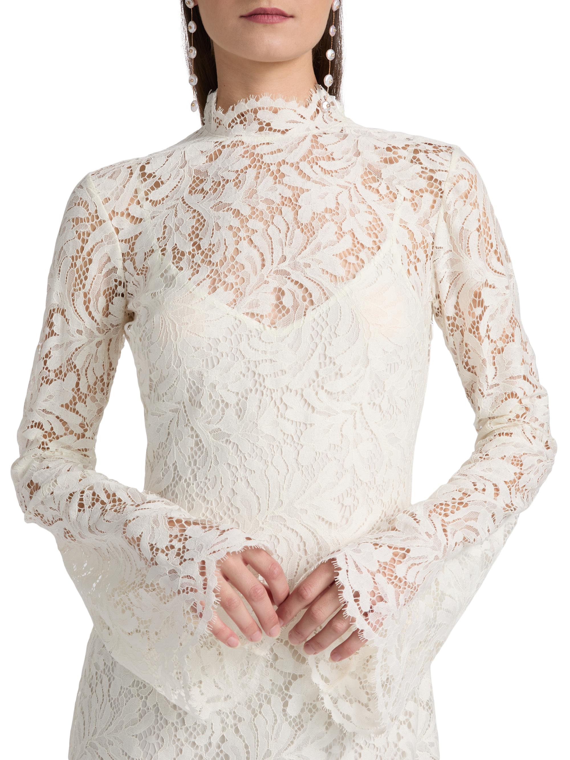 A.L.C. Eden Botanical Lace Minidress | Saks Fifth Avenue