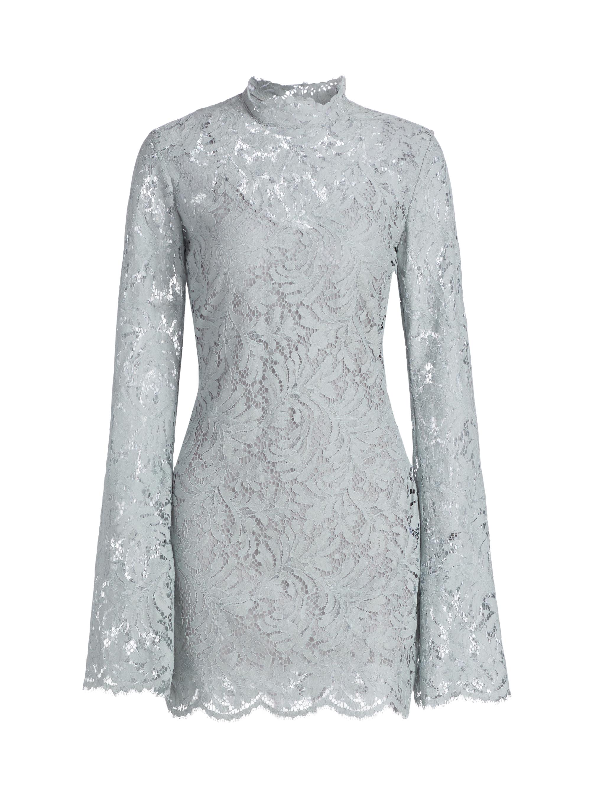 A.L.C. Women's Eden Botanical Lace Minidress - Slate Blue