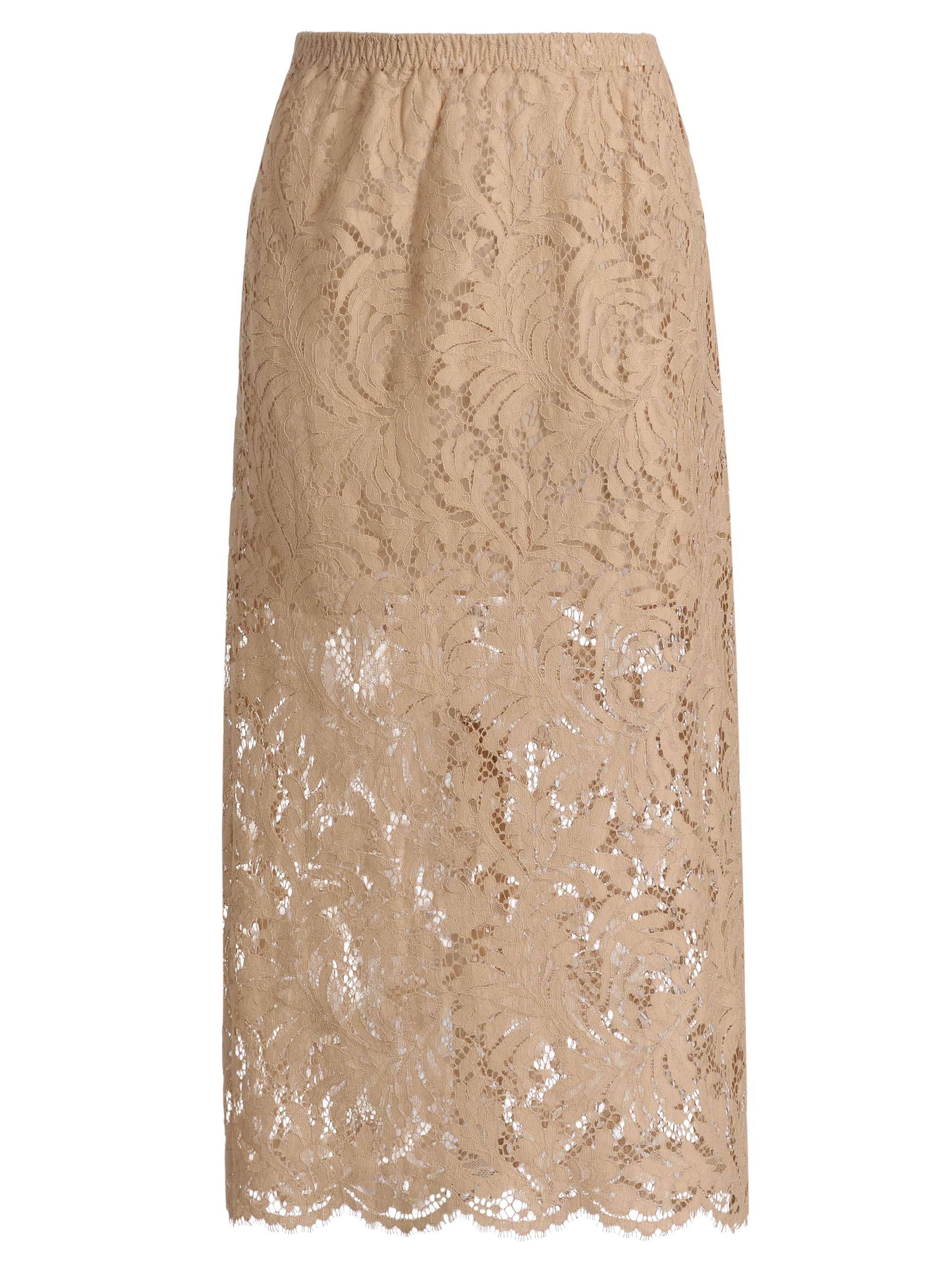 パーバーズ　Knit Lace Jagged-hem Skirt / Beige A.L.C. Lydia Lace Midi-Skirt | Saks Fifth Avenue