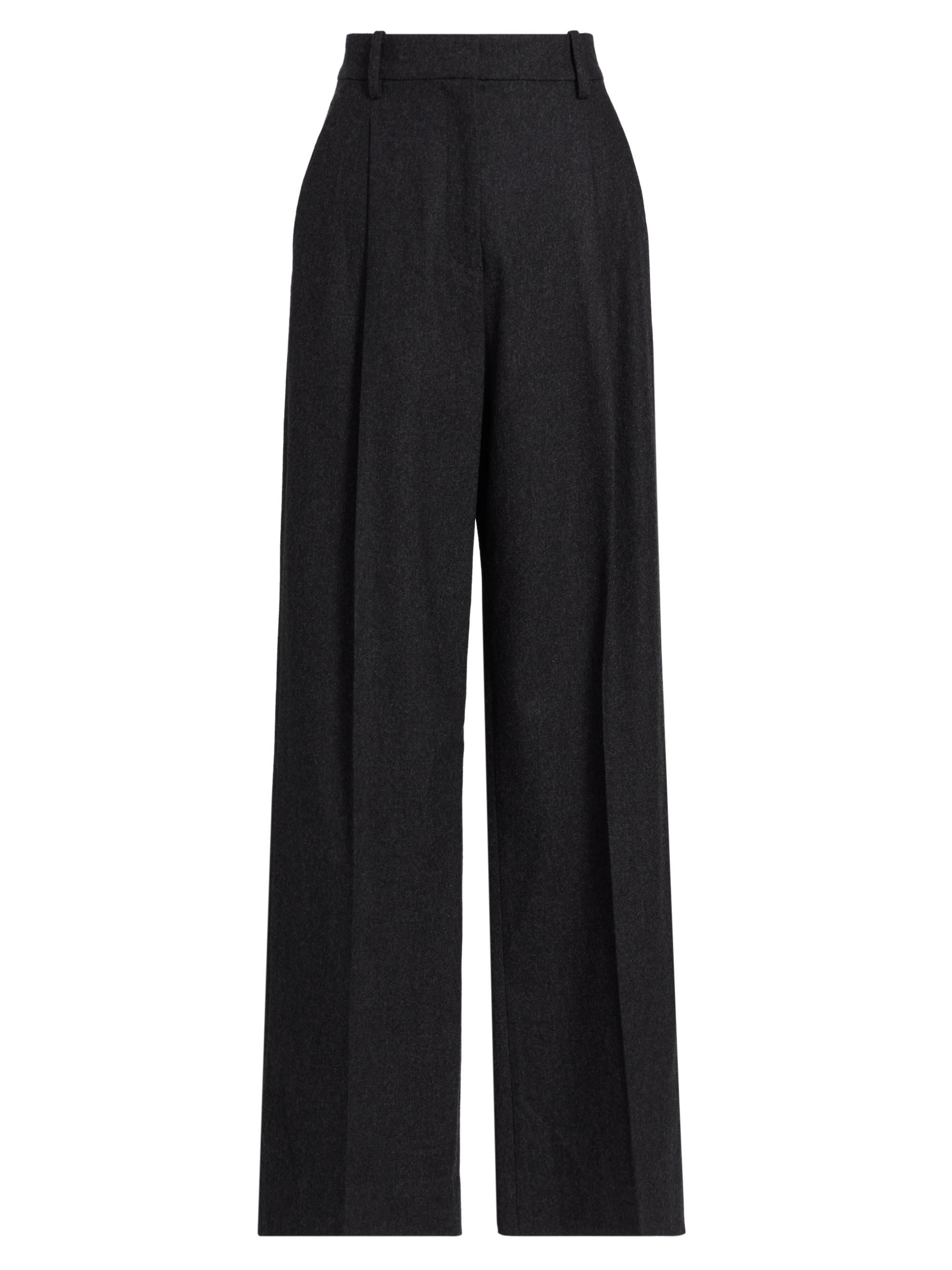 A.L.C. Women's Winston Wool-Cashmere Pants - Charcoal