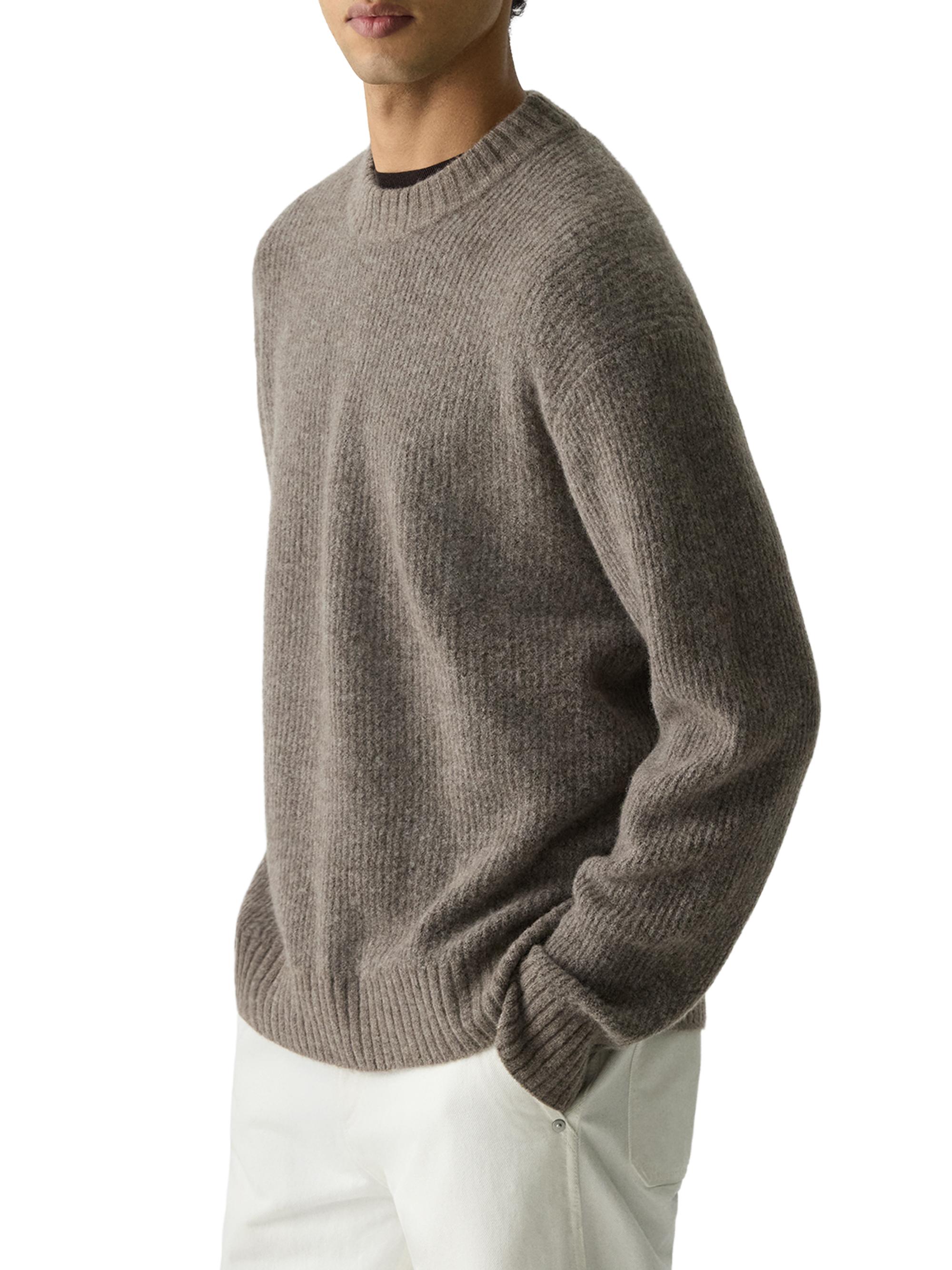Theory Astor Wool-Blend Rib-Knit Sweater | Saks Fifth Avenue