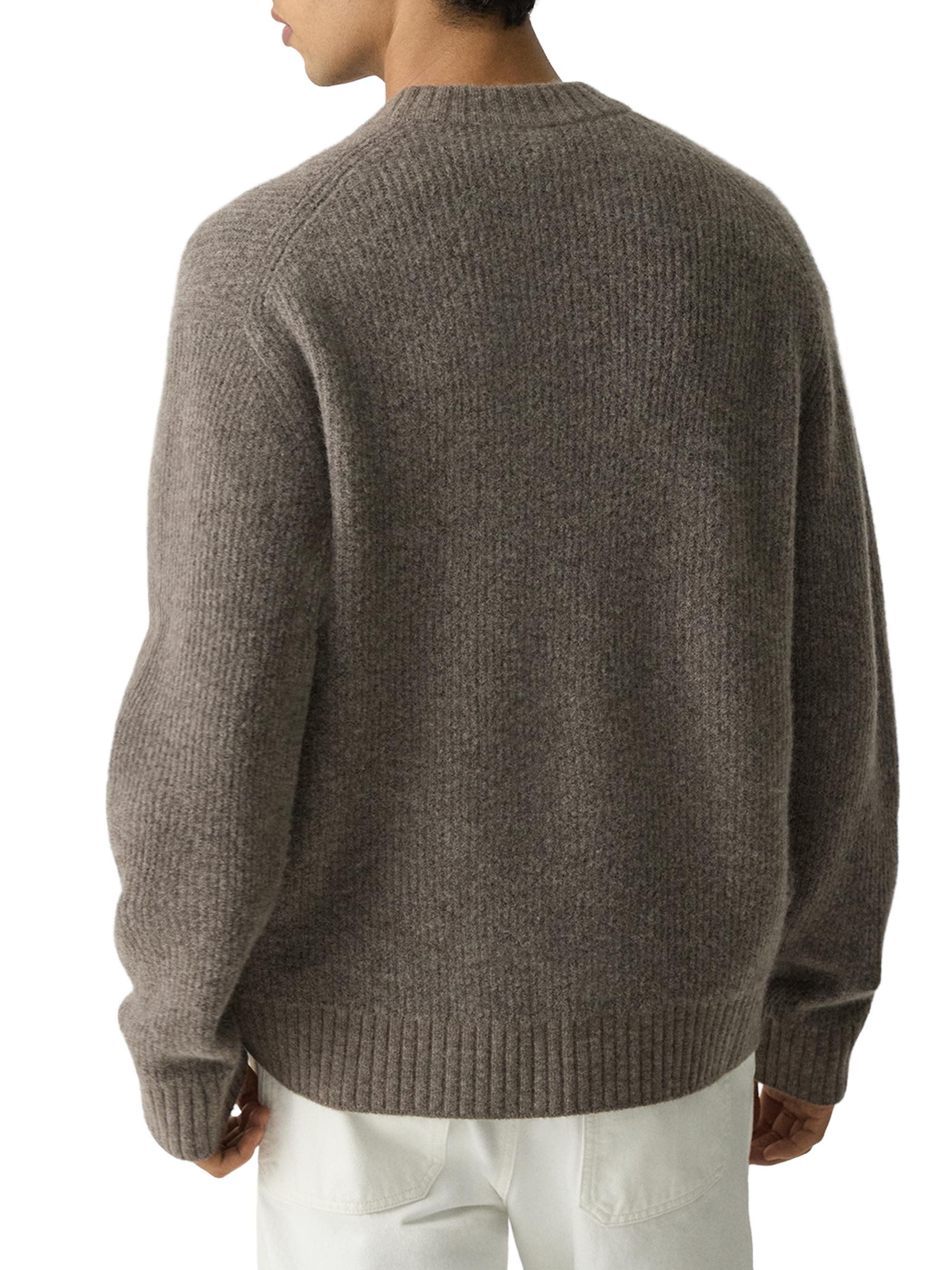 Theory Astor Wool-Blend Rib-Knit Sweater | Saks Fifth Avenue