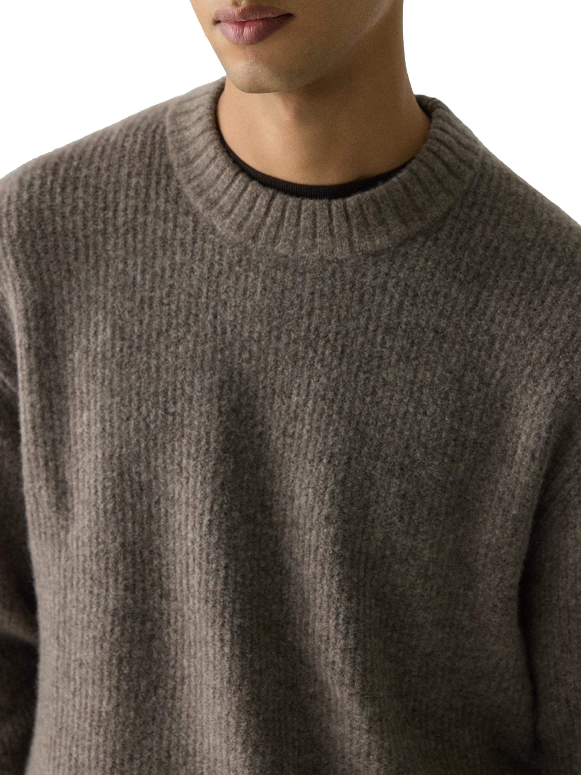 Theory Astor Wool-Blend Rib-Knit Sweater | Saks Fifth Avenue