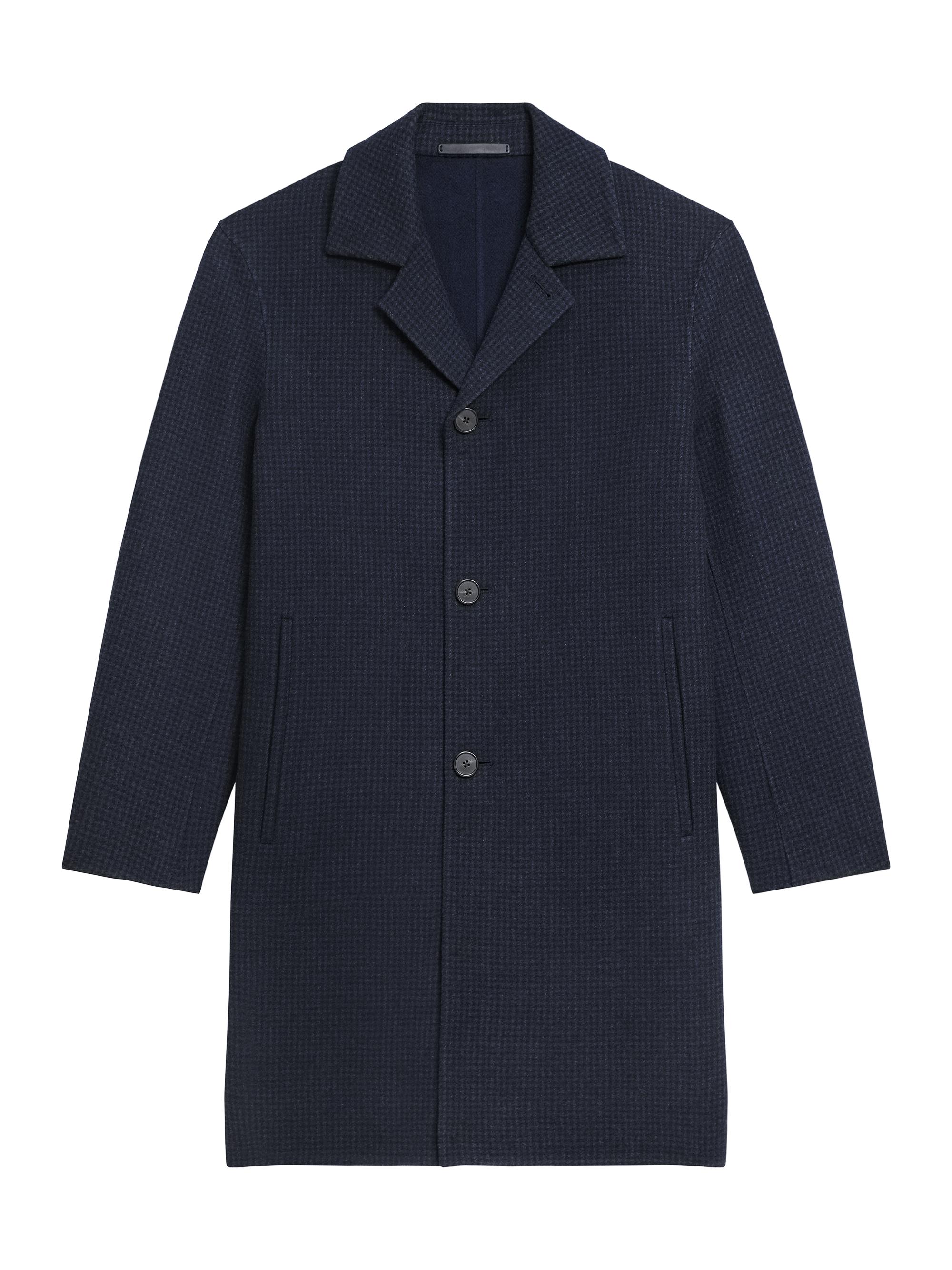 Theory Wool Melton Mid-Length Coat | Saks Fifth Avenue