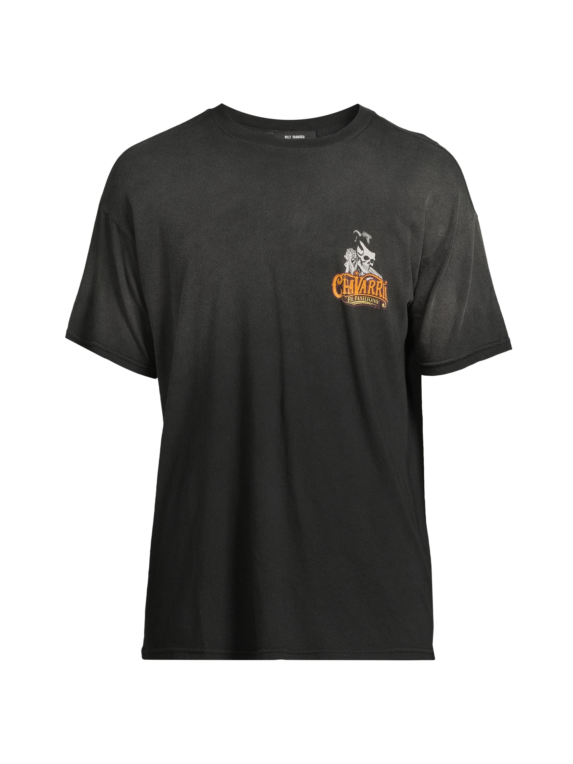 Willy Chavarria Men's Chavarria Pomade Easy T-Shirt - Black