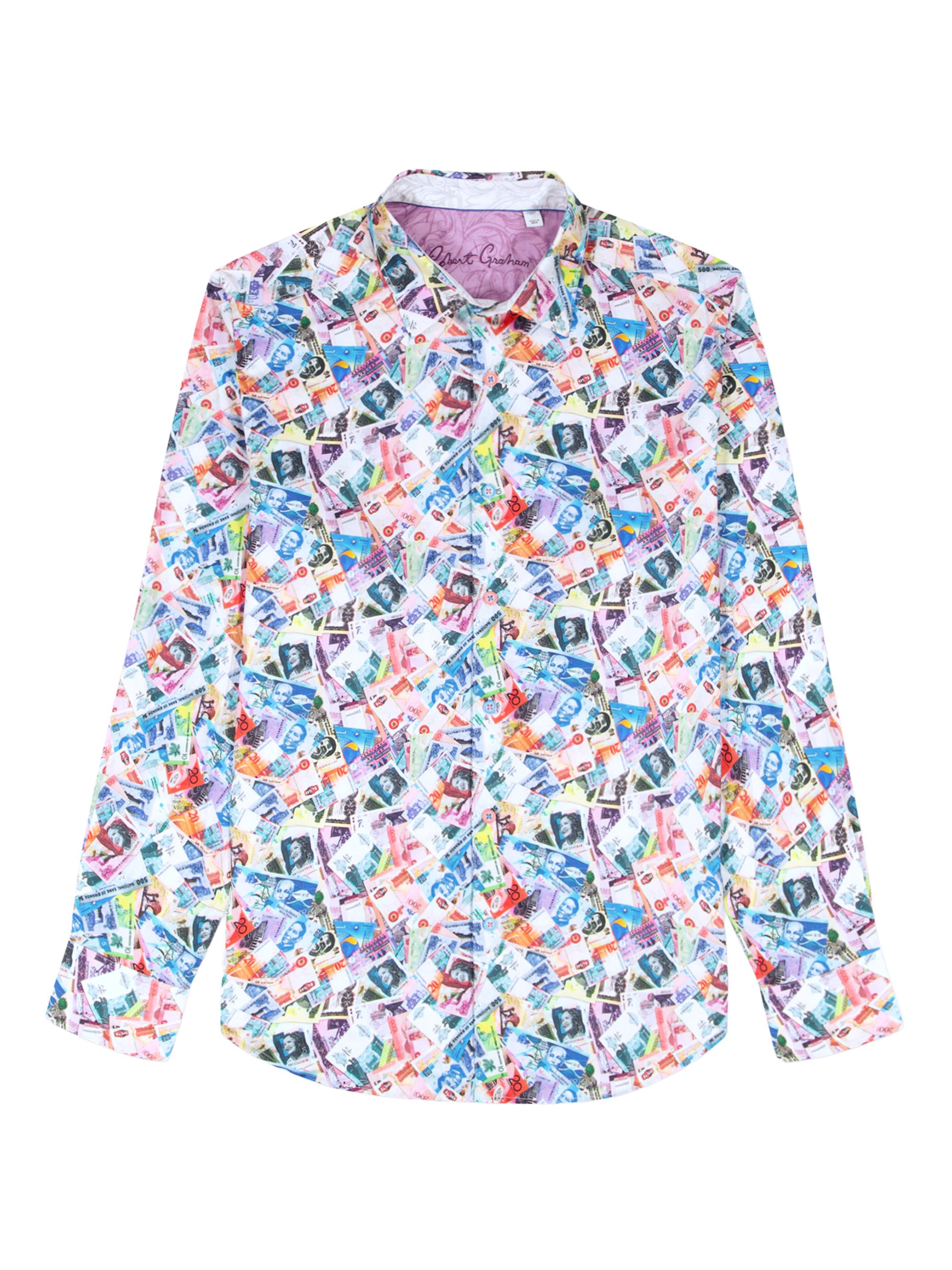 Robert Graham Men's Vacation Fund Stretch-Cotton Shirt