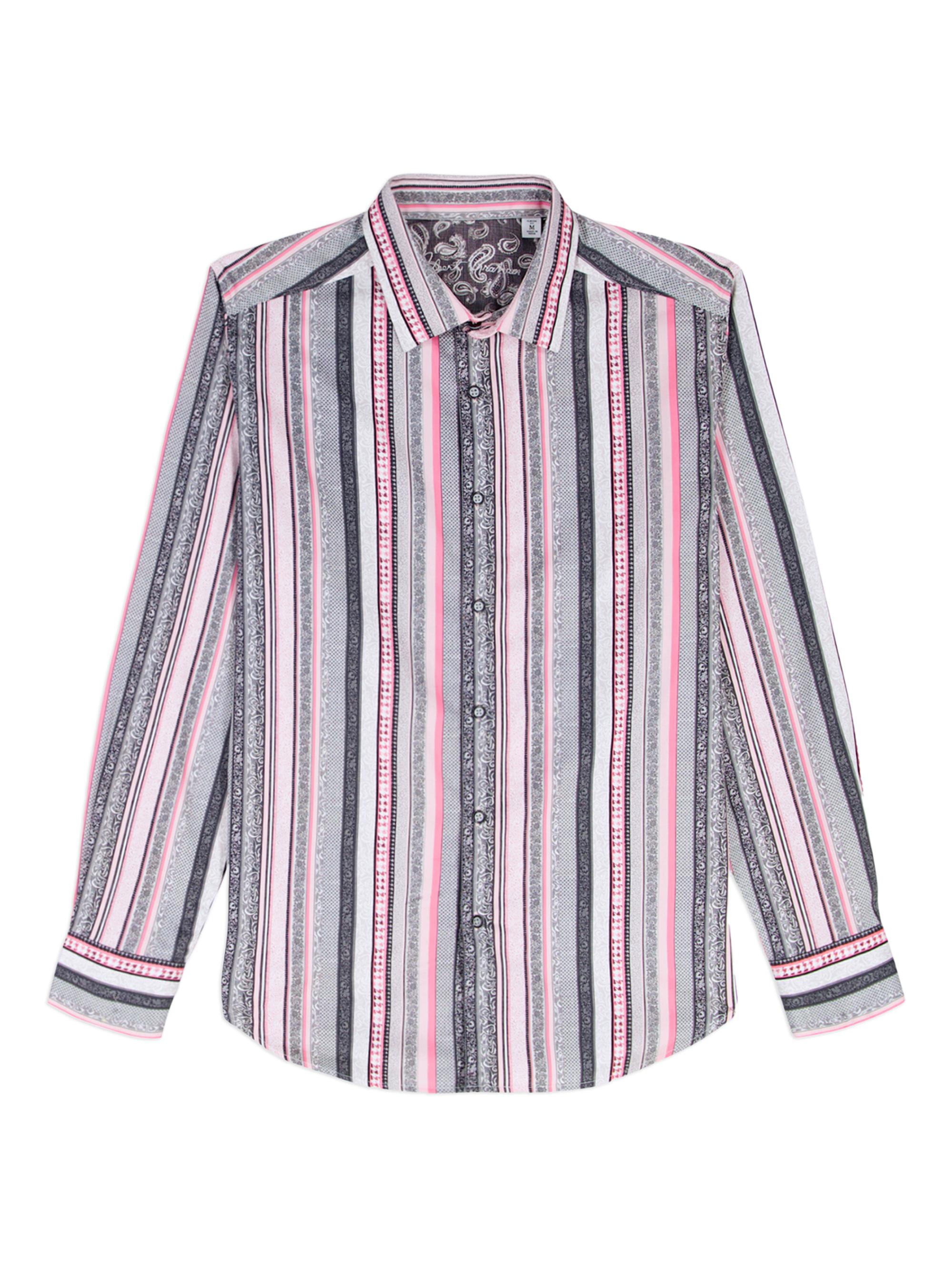 Robert Graham Men's Bramshaw Striped Stretch-Cotton Shirt