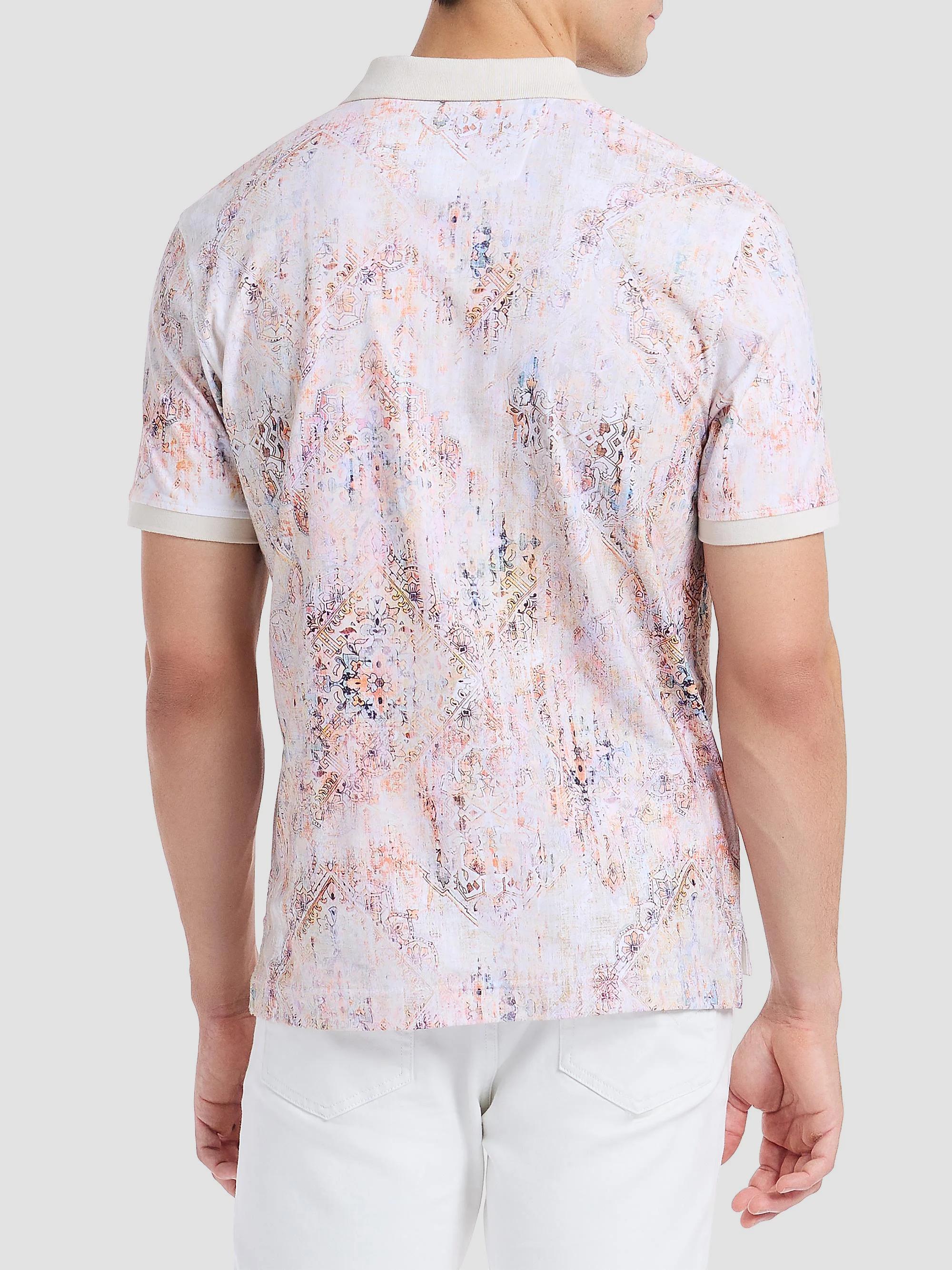 Robert Graham Ryton Printed Cotton Polo Shirt | Saks Fifth Avenue