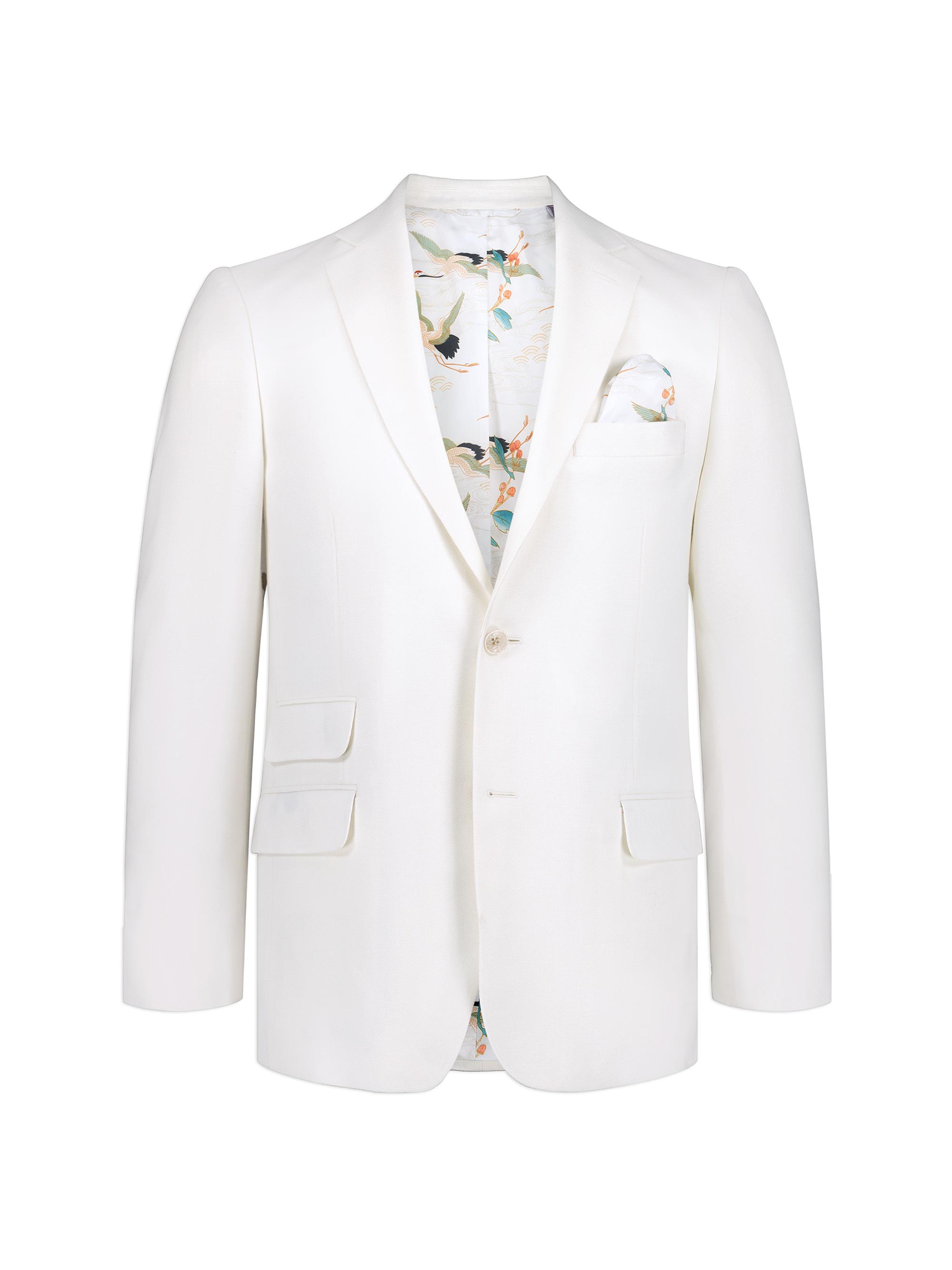 Robert Graham Men's Malvern Woven Sport Coat - Cream