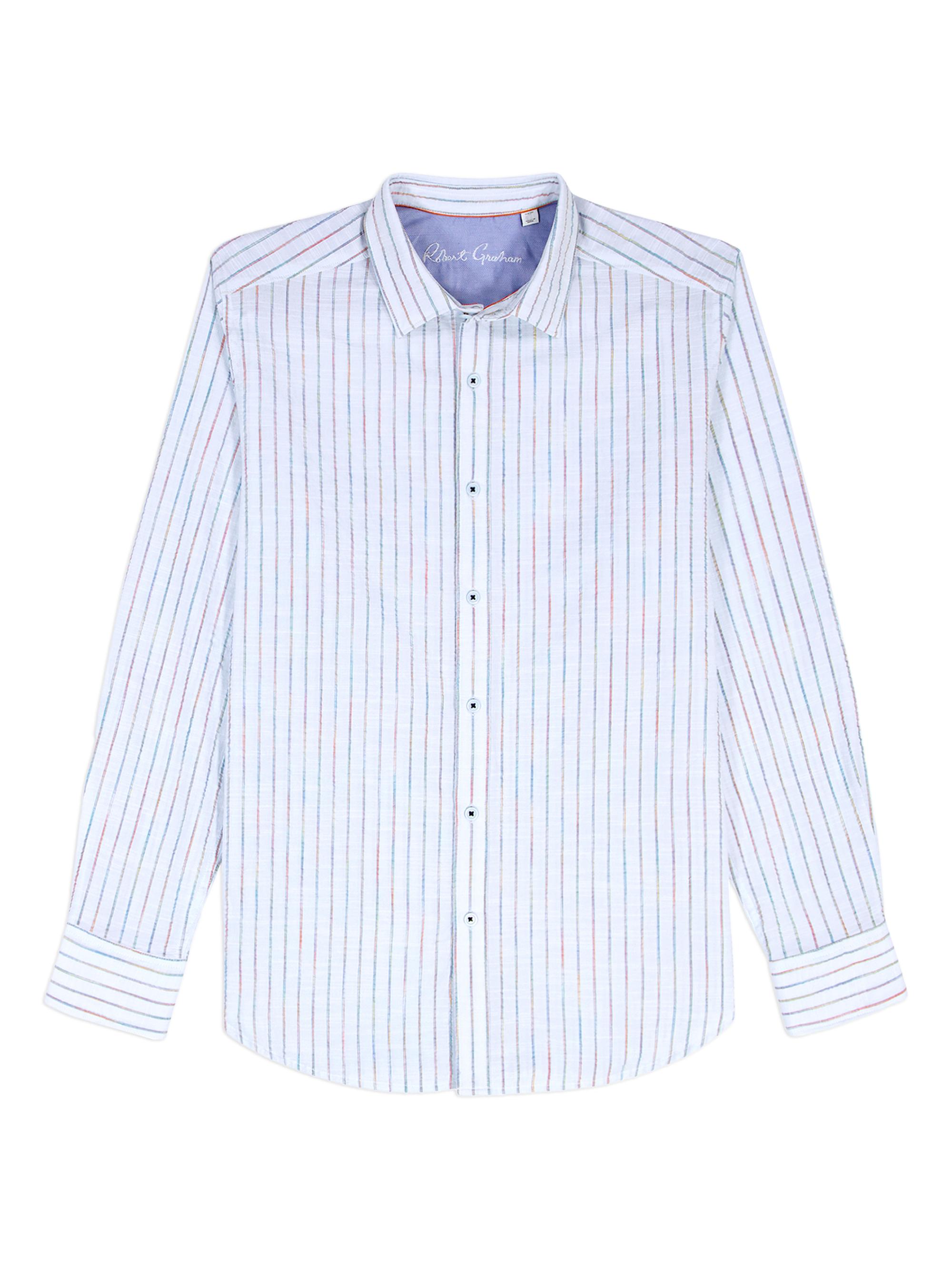 Robert Graham Men's Wythburn Woven Cotton Button-Front Shirt