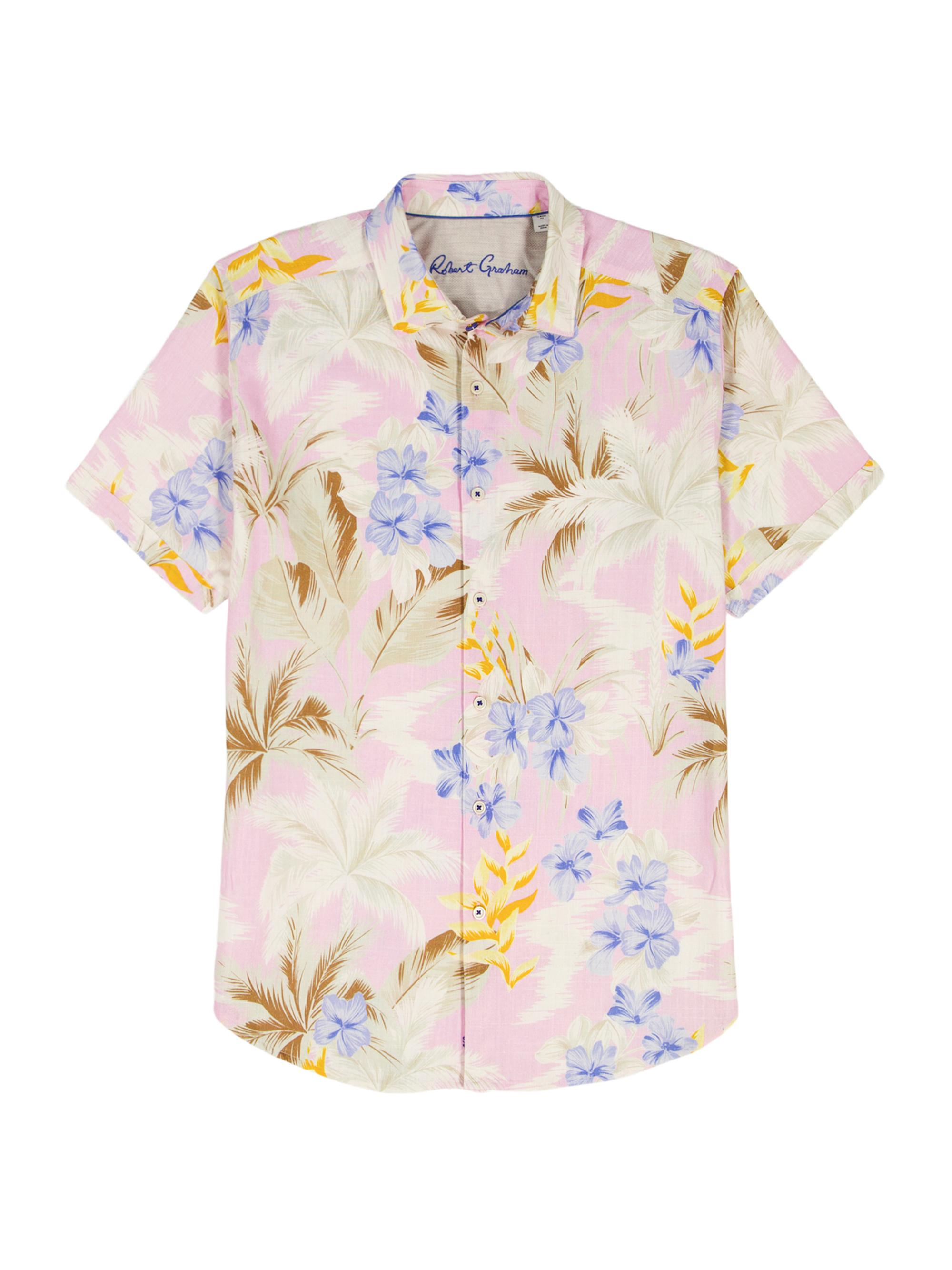 Robert Graham Men's Fletcher Palm Woven Shirt