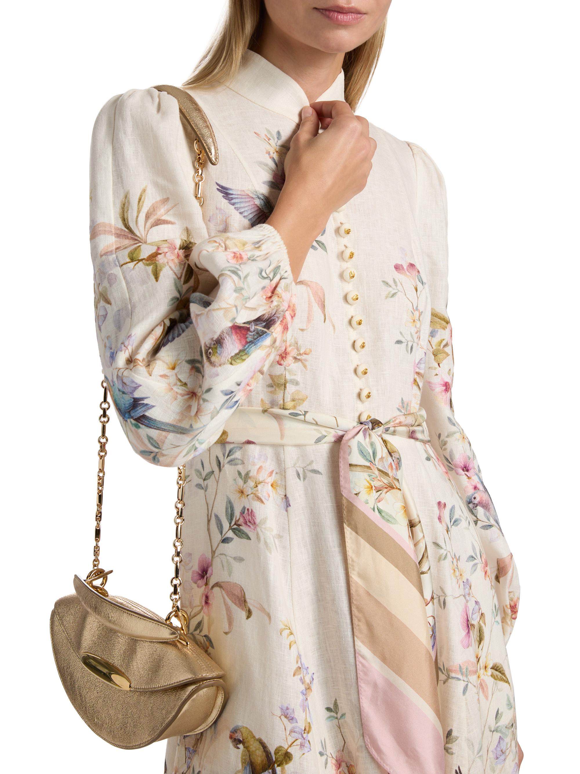 zimmermann dawning buttoned midi dress Zimmermann DAWNING BUTTONED MIDI DRESS - 9143DS252MLTHYD