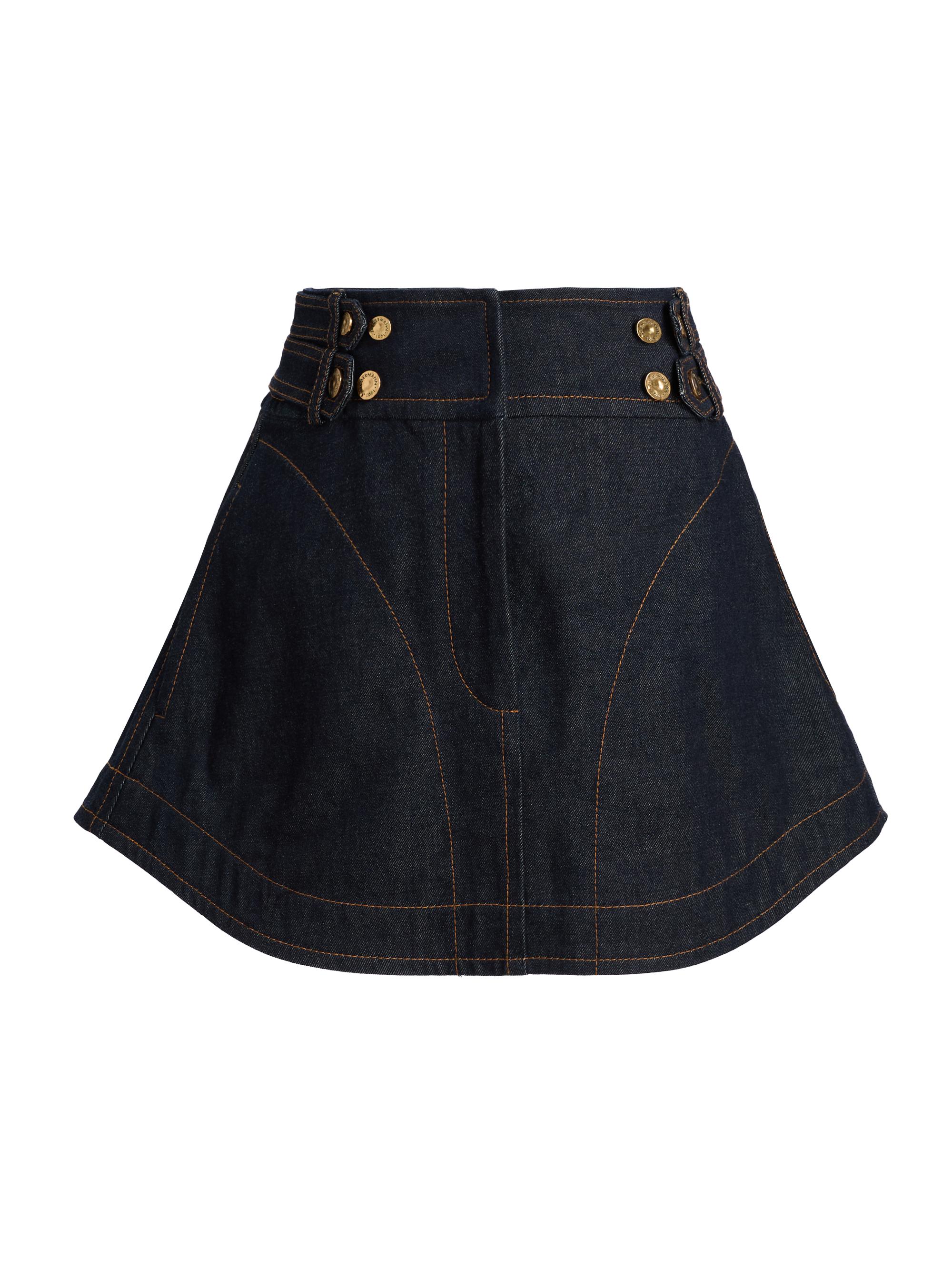 Zimmermann Denim Cargo Miniskirt | Saks Fifth Avenue