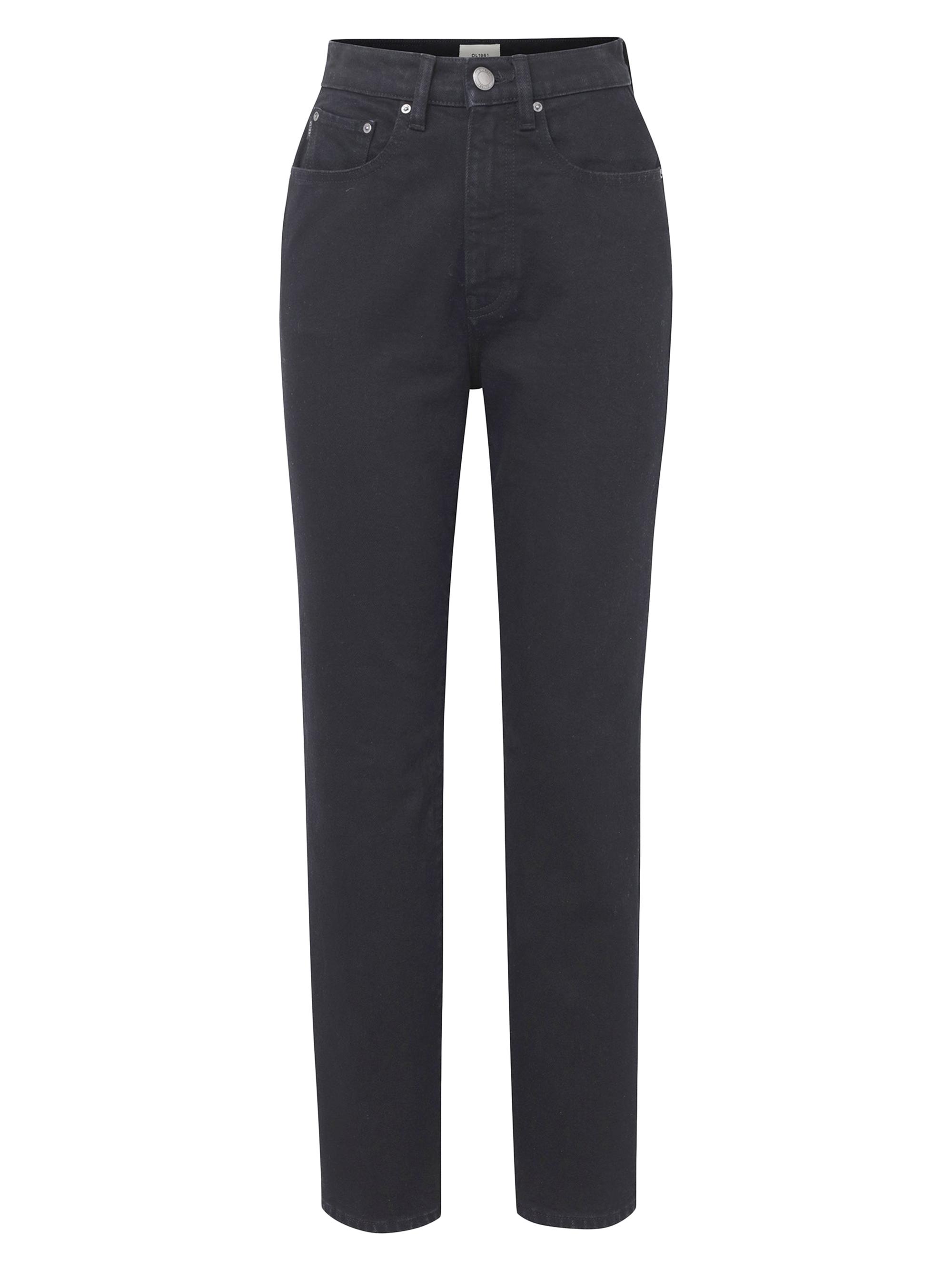 DL1961 Women's Kristy Cigarette Sculpt System High Rise Jeans - Black