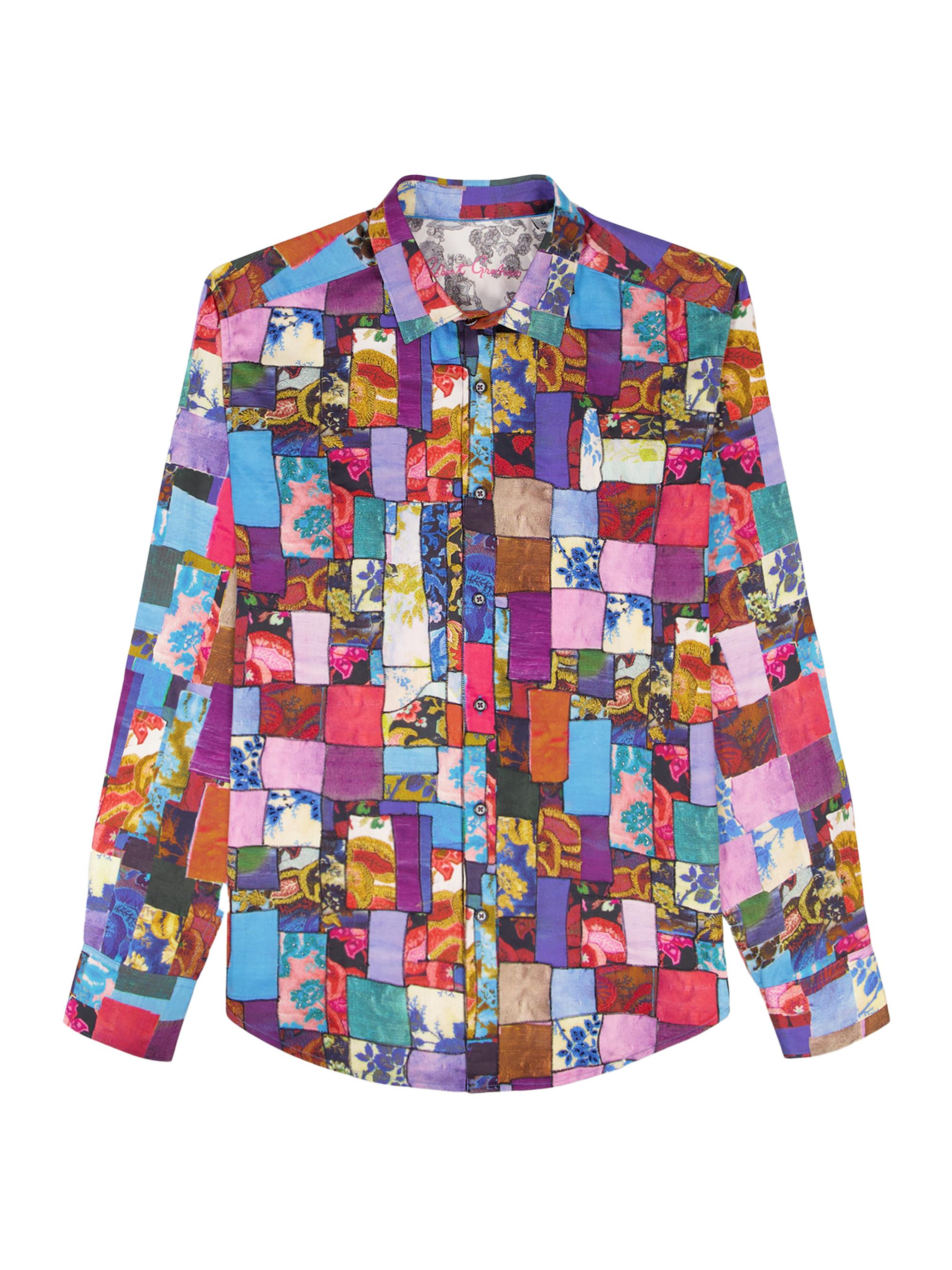 Robert Graham Men's Theberton Patchwork Print Shirt