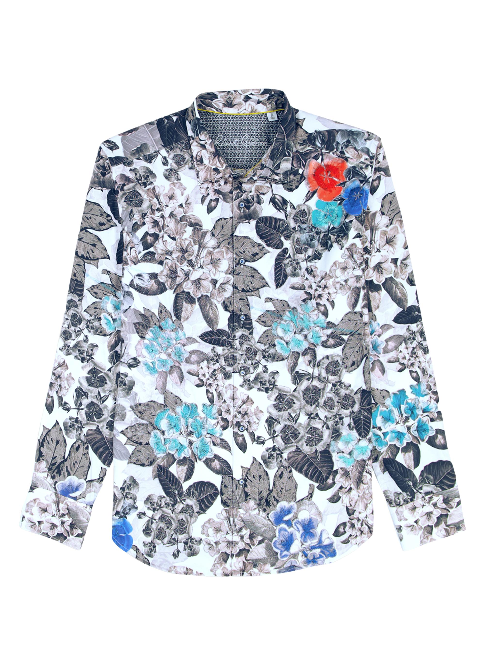 Robert Graham Men's Elmington Floral Cotton Long-Sleeve Shirt