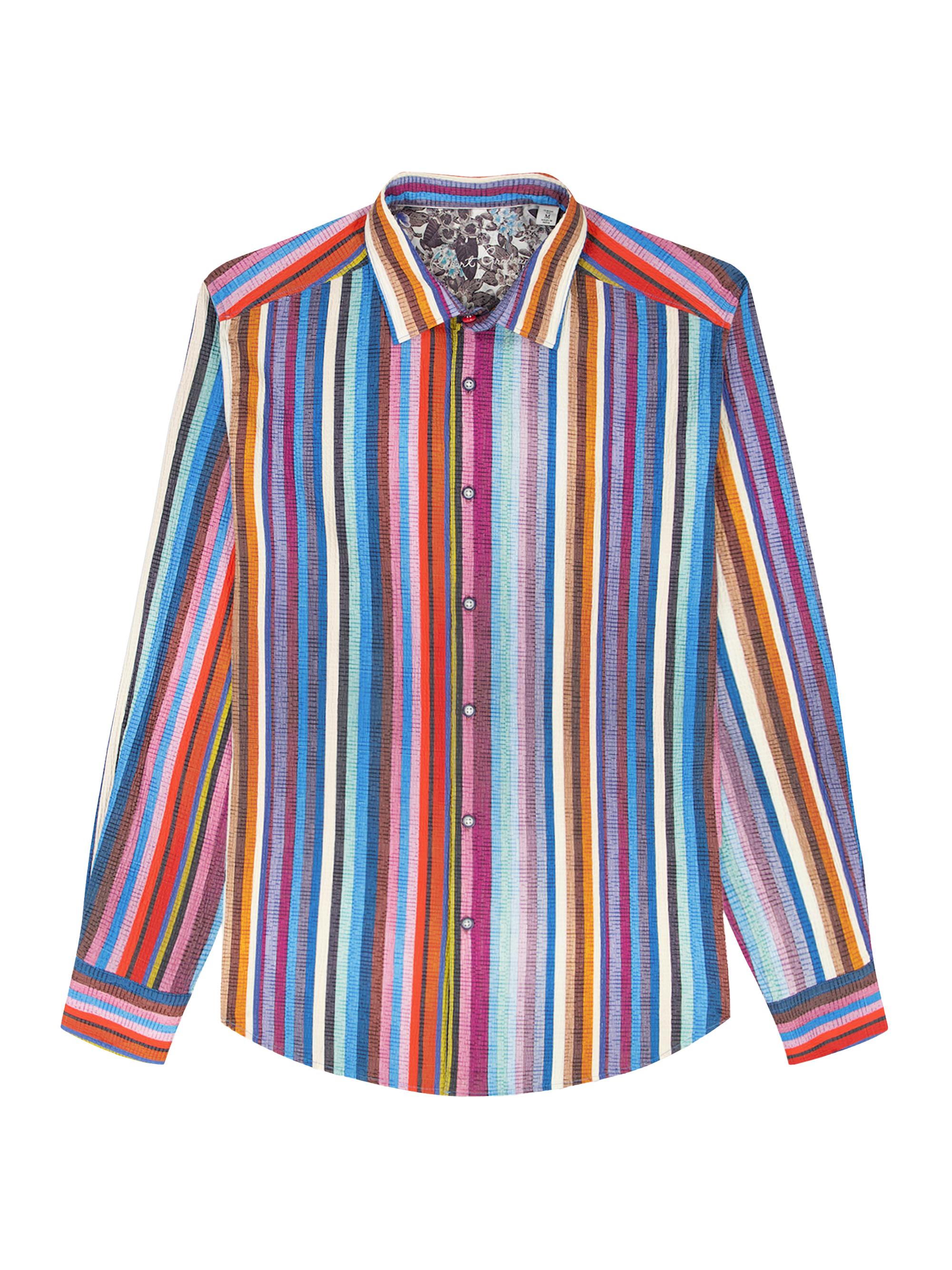 Robert Graham Men's Pomsford Striped Seersucker Shirt