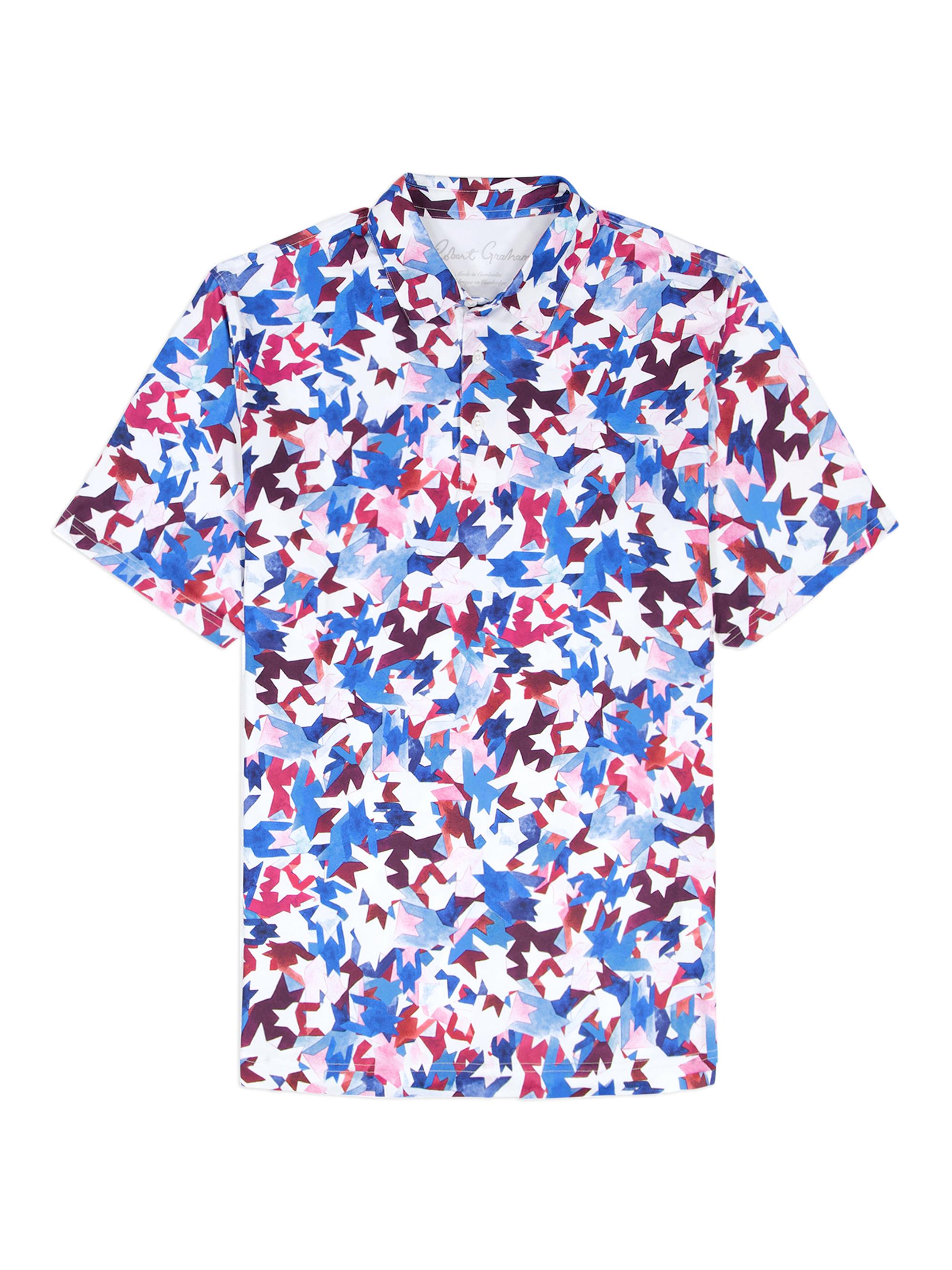 Robert Graham Men's Bartlow Knit Polo Shirt