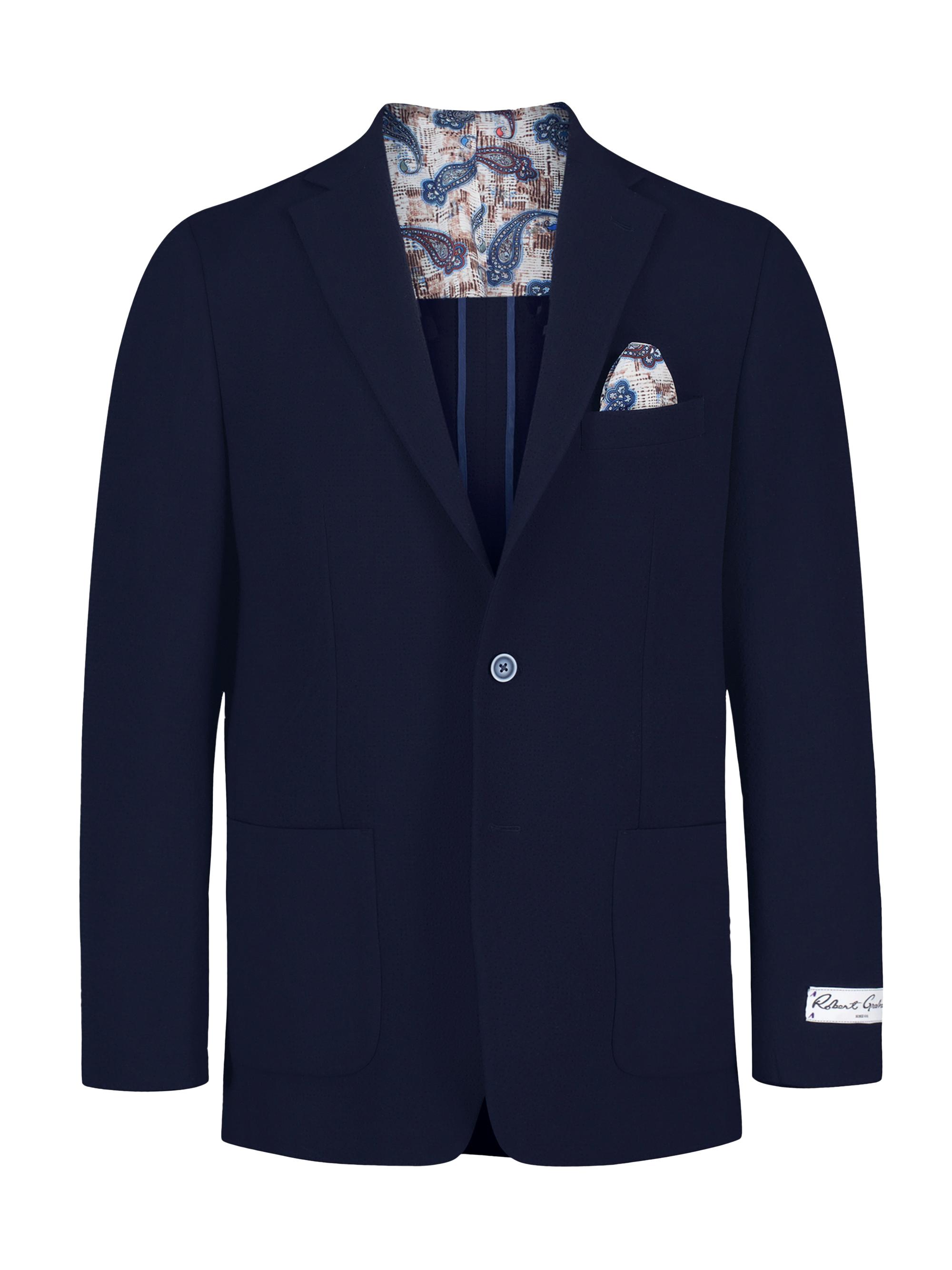 Robert Graham Men's Harston Seersucker Sport Coat - Navy
