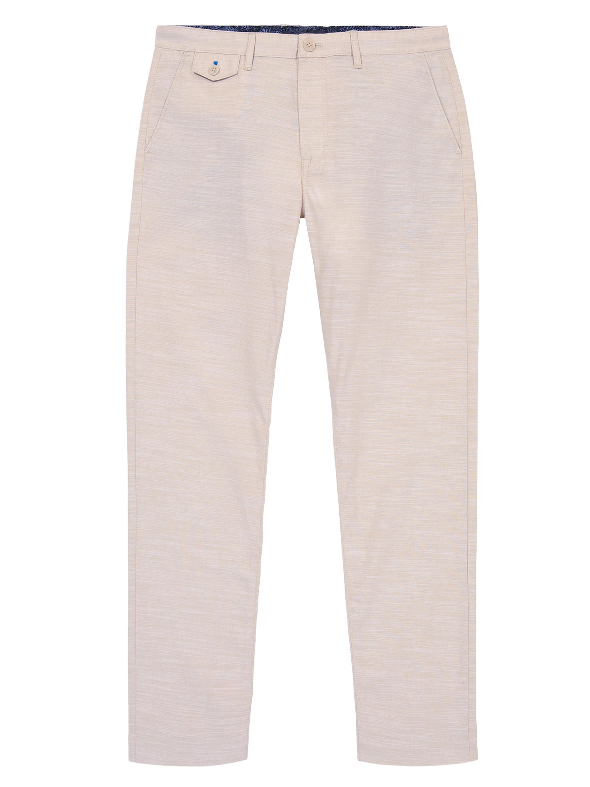 Robert Graham Men's Dixton Cotton-Linen Pants - Sand