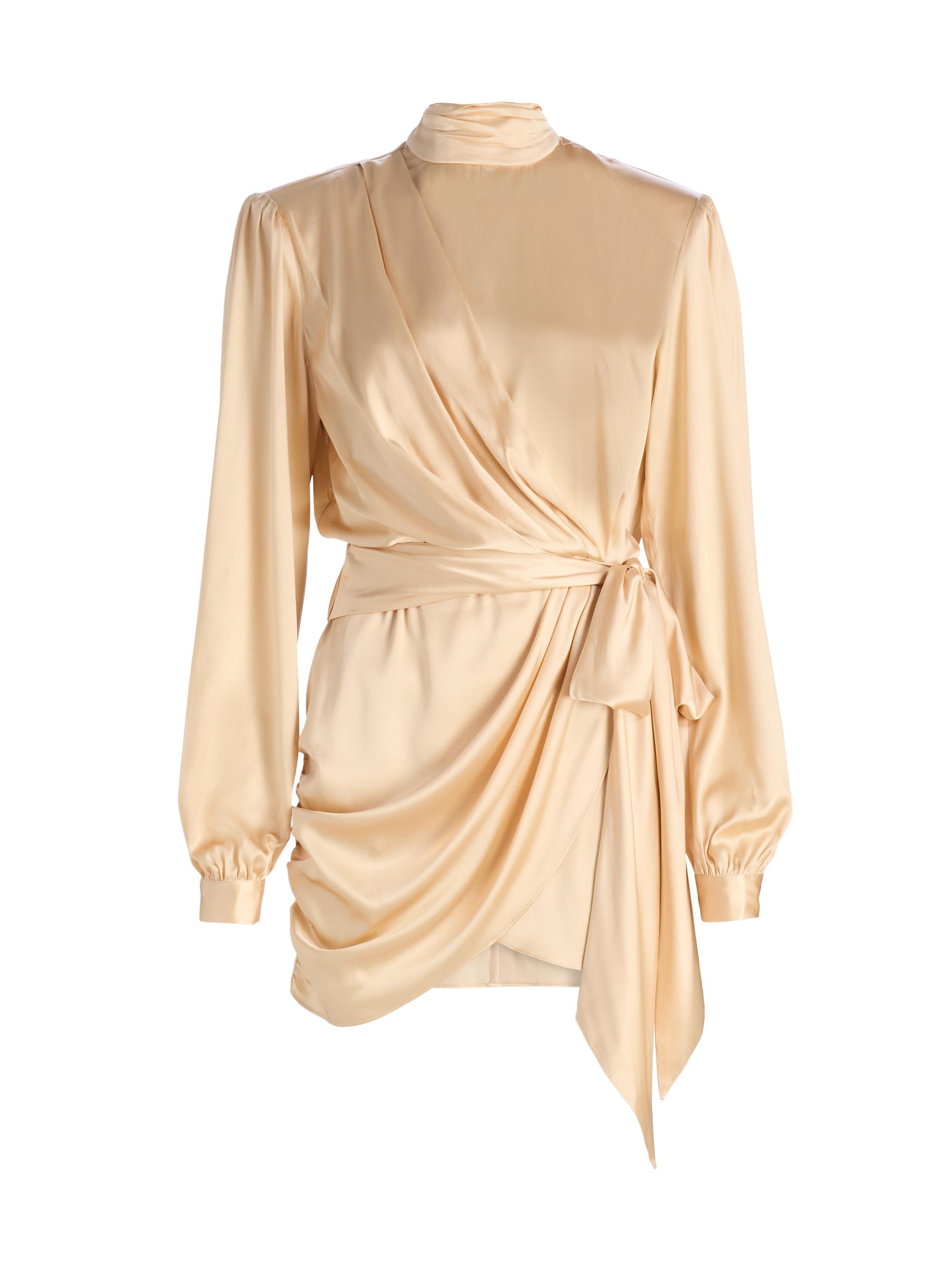 Ronny Kobo Women's Imara Silk-Blend Sheath Minidress - Butter Cream