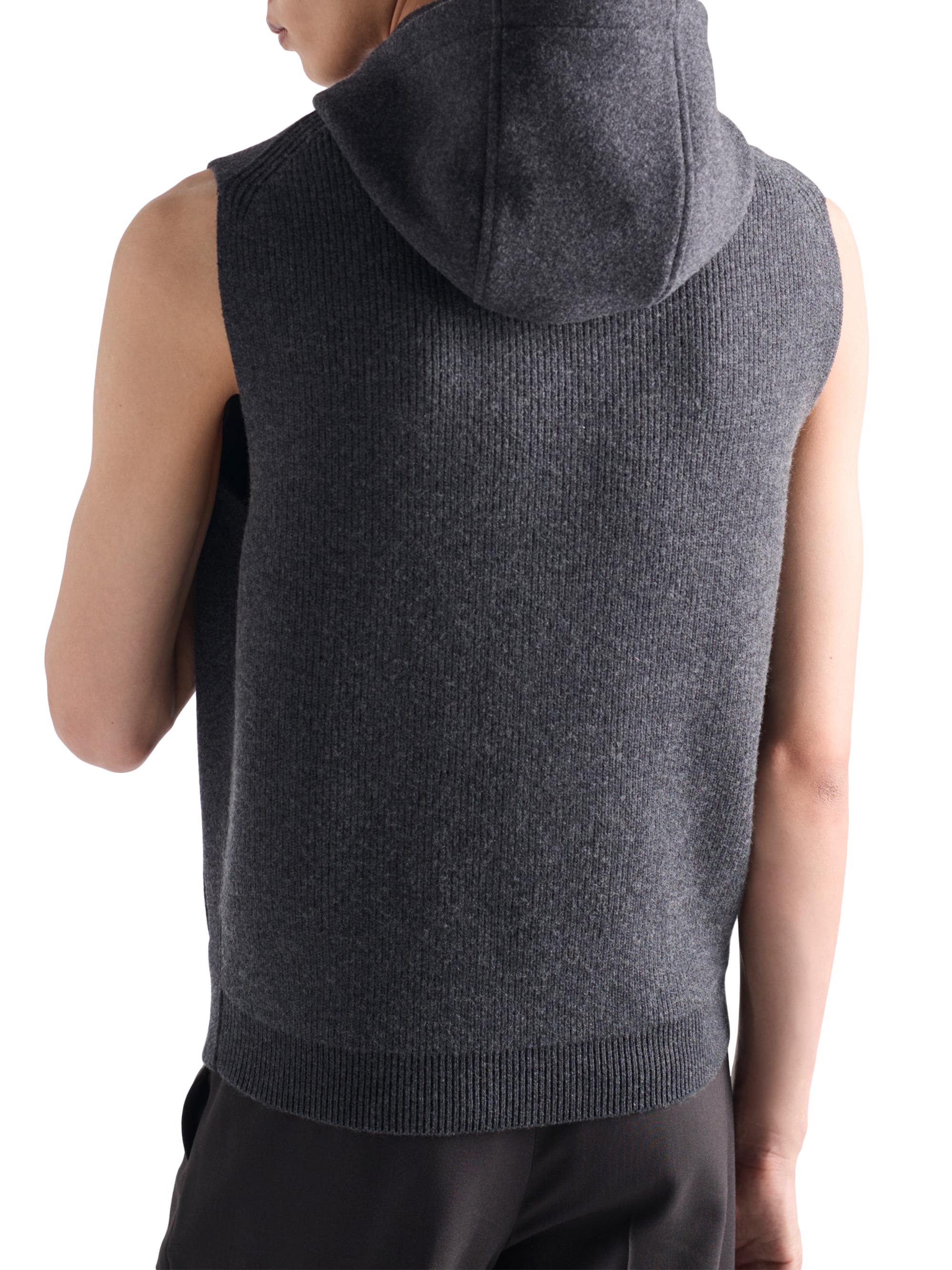 トップス SS2000 PRADA cashmere silk Knit Vest Prada V-Neck Cashmere Sweater Vest - Bergdorf Goodman