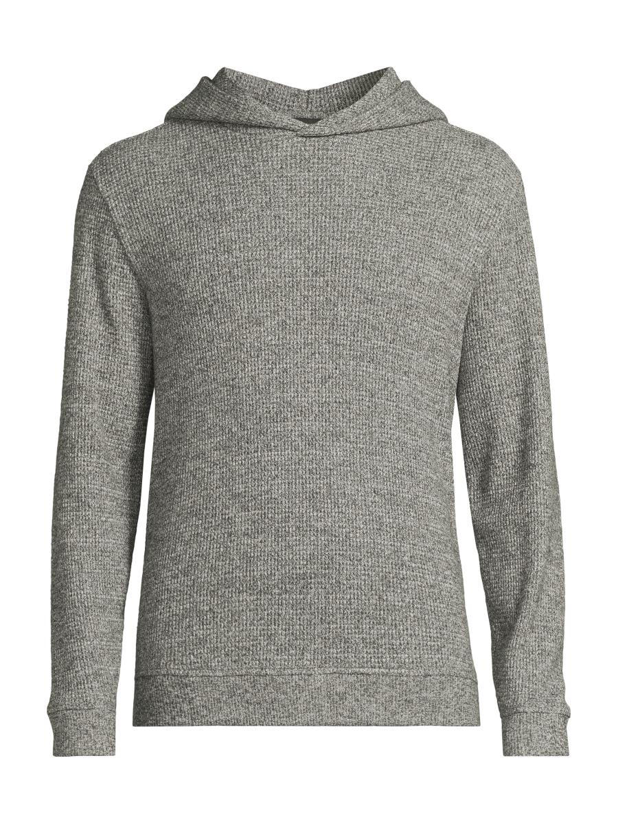 H*M様 Vince. シルバー系 長袖ニット Vince Brushed Waffle-Knit Hoodie | Saks Fifth Avenue