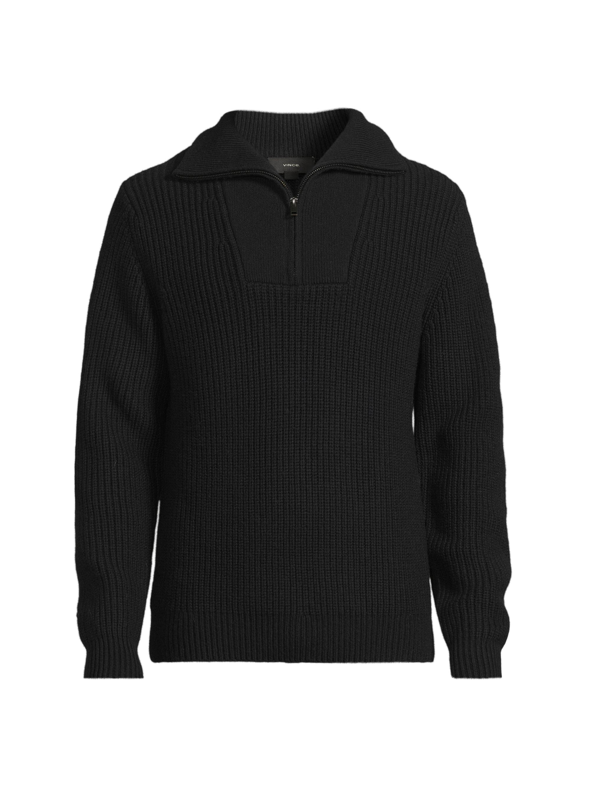 SECRETニット Vince Heirloom Shaker Quarter-Zip Pullover Sweater | Saks Fifth Avenue