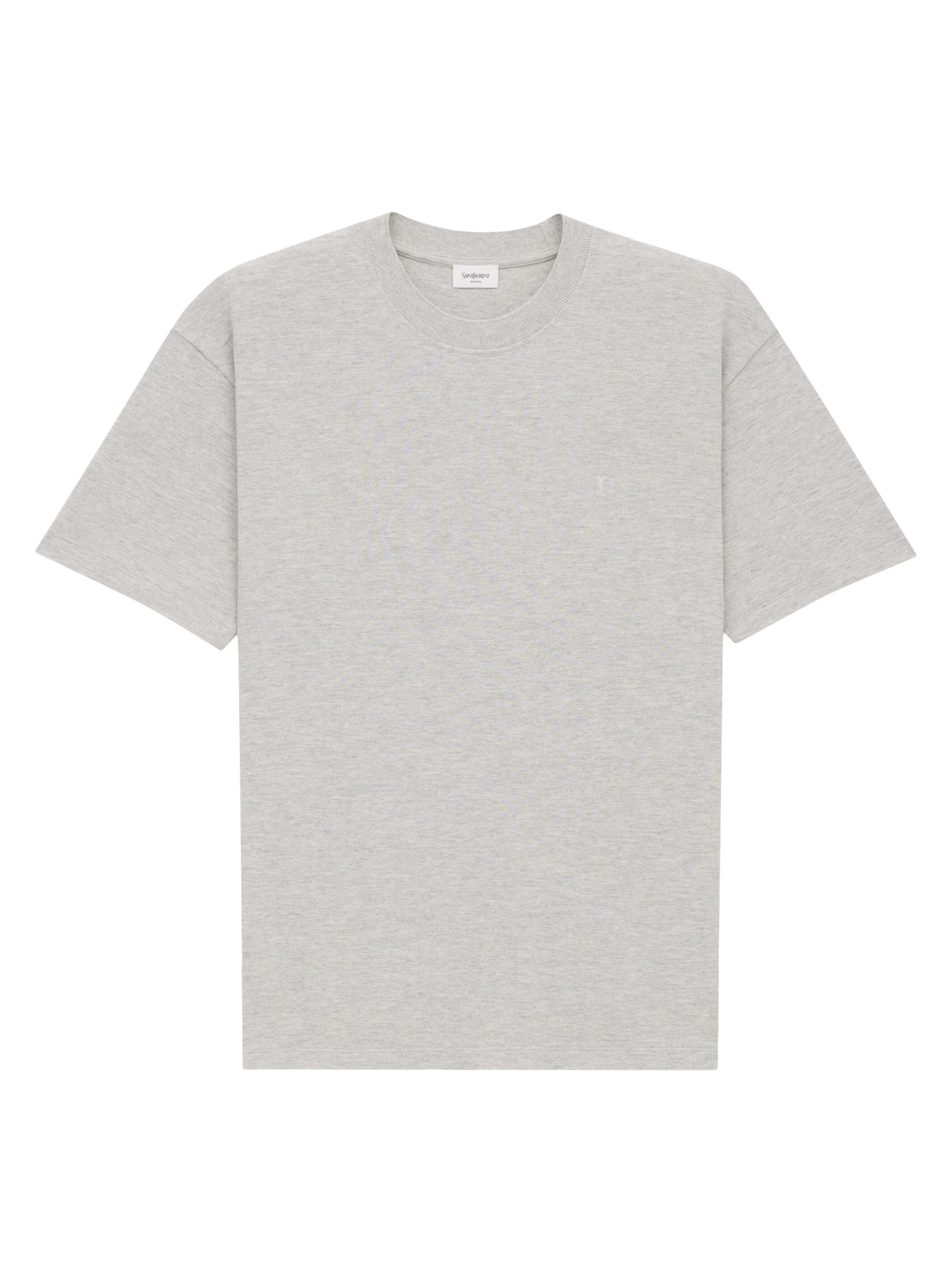 Saint Laurent Striped Cassandre T-Shirt in Jersey | Saks