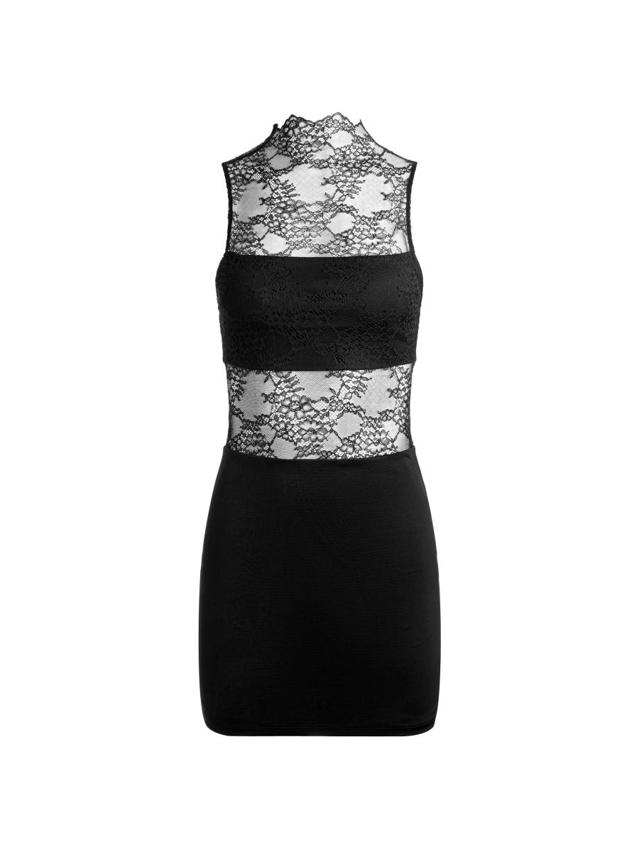 Alice + Olivia Nichol Lace-Insert Minidress | Saks Fifth Avenue