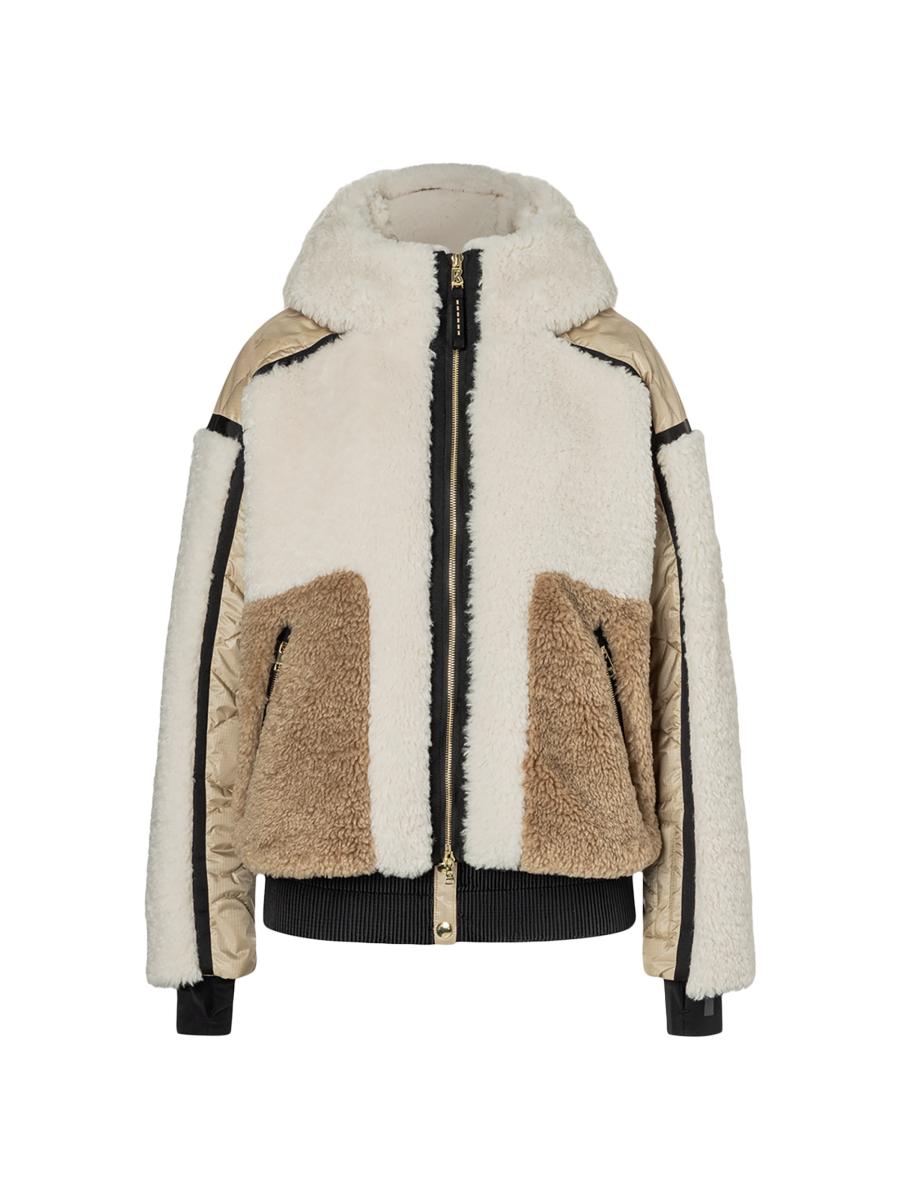 Bogner Women's Kora Teddy Down Ski Jacket In Brown
