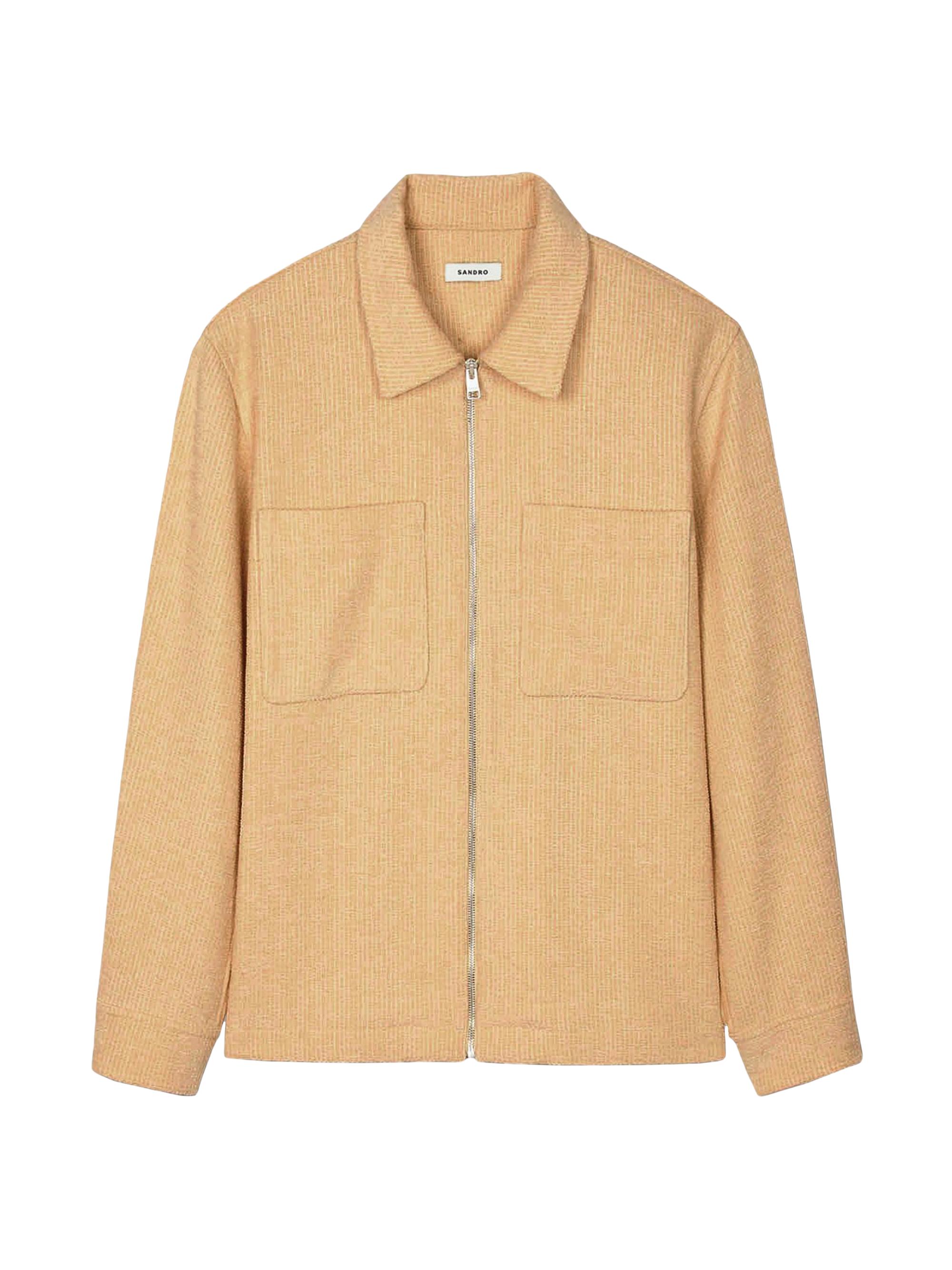 Sandro Men's Corduroy Overshirt - Camel