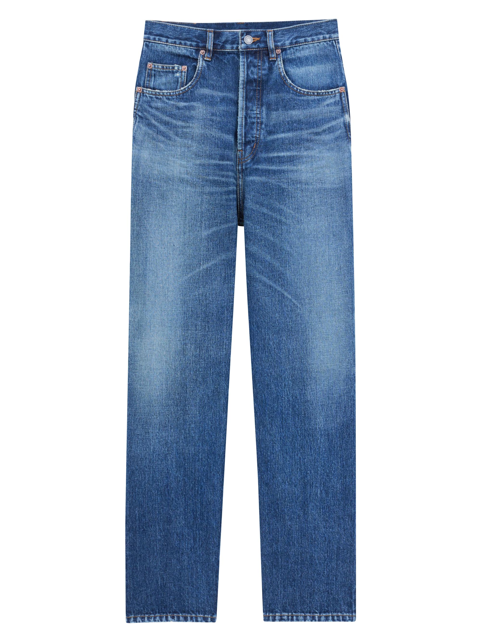 Saint Laurent Mick Long Jeans in Denim | Saks Fifth Avenue