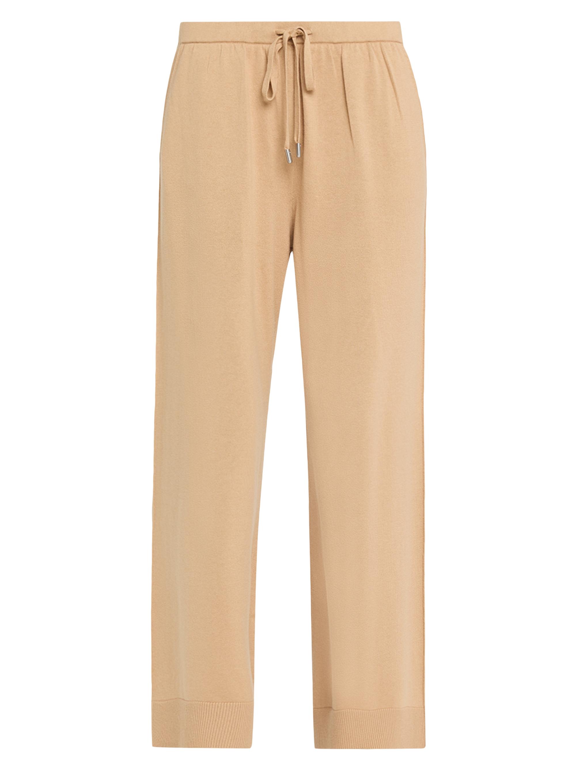 SIMKHAI Women's Travel Cotton-Cashmere Drawstring Pants - Light Camel