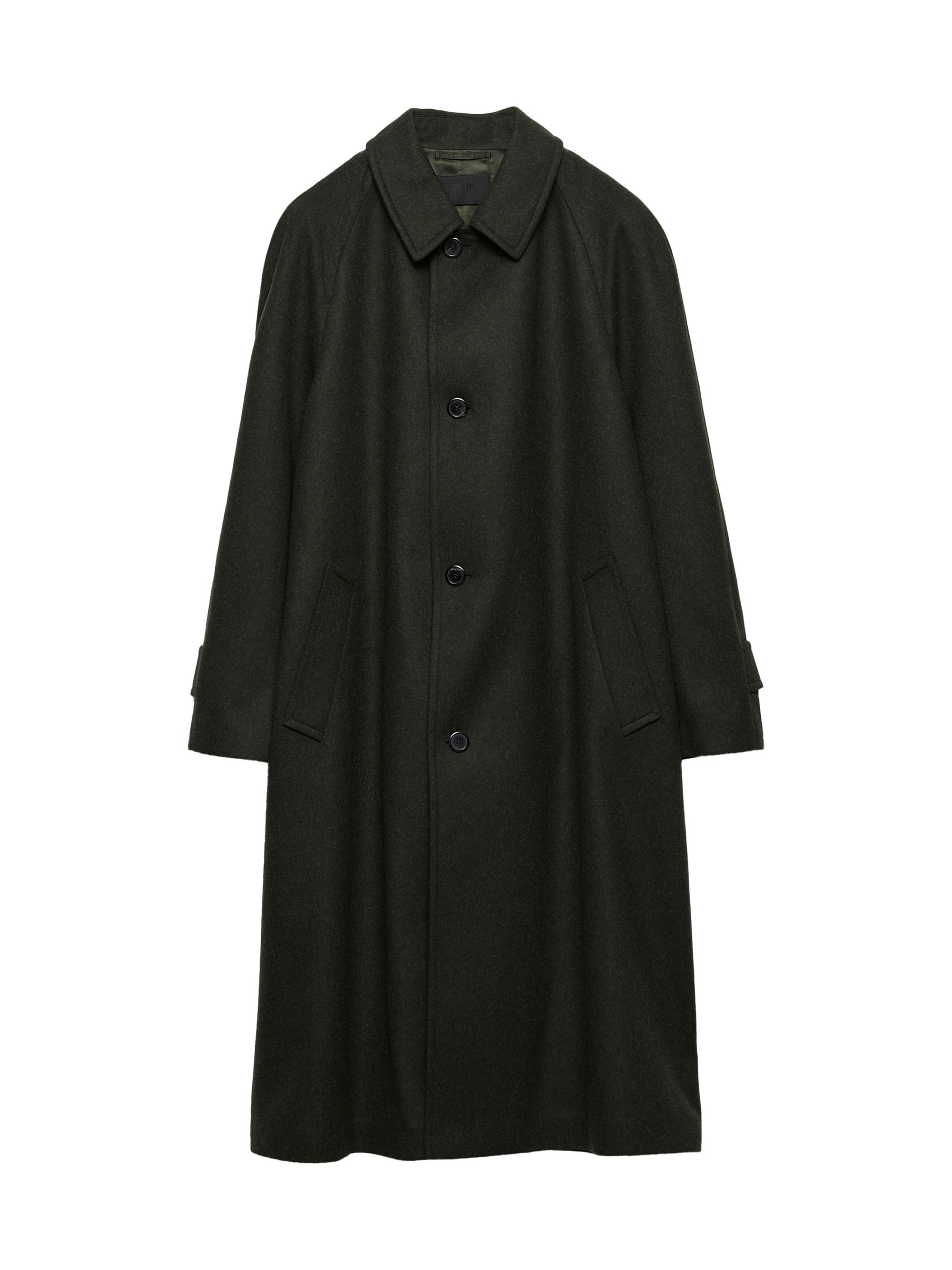 Prada Men's Wool Coat - Green