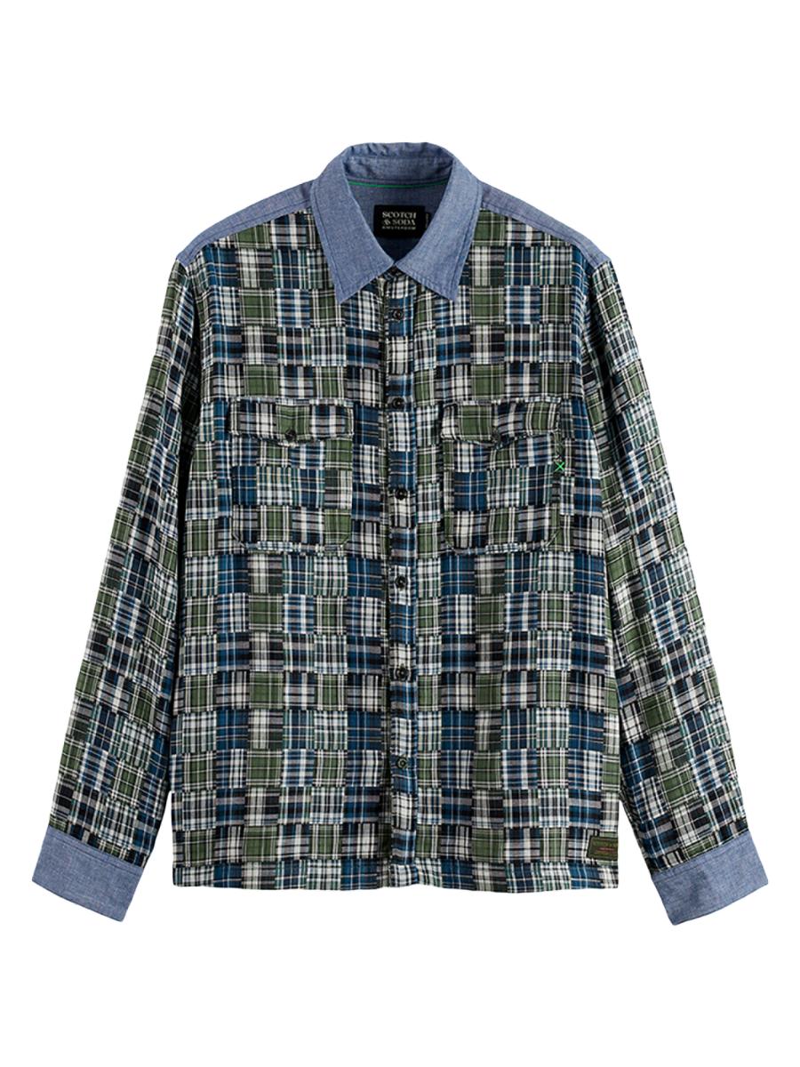 scotch and soda dress shirt Essentials  Linen Long Sleeve Button-Down Shirt  Scotch & Soda