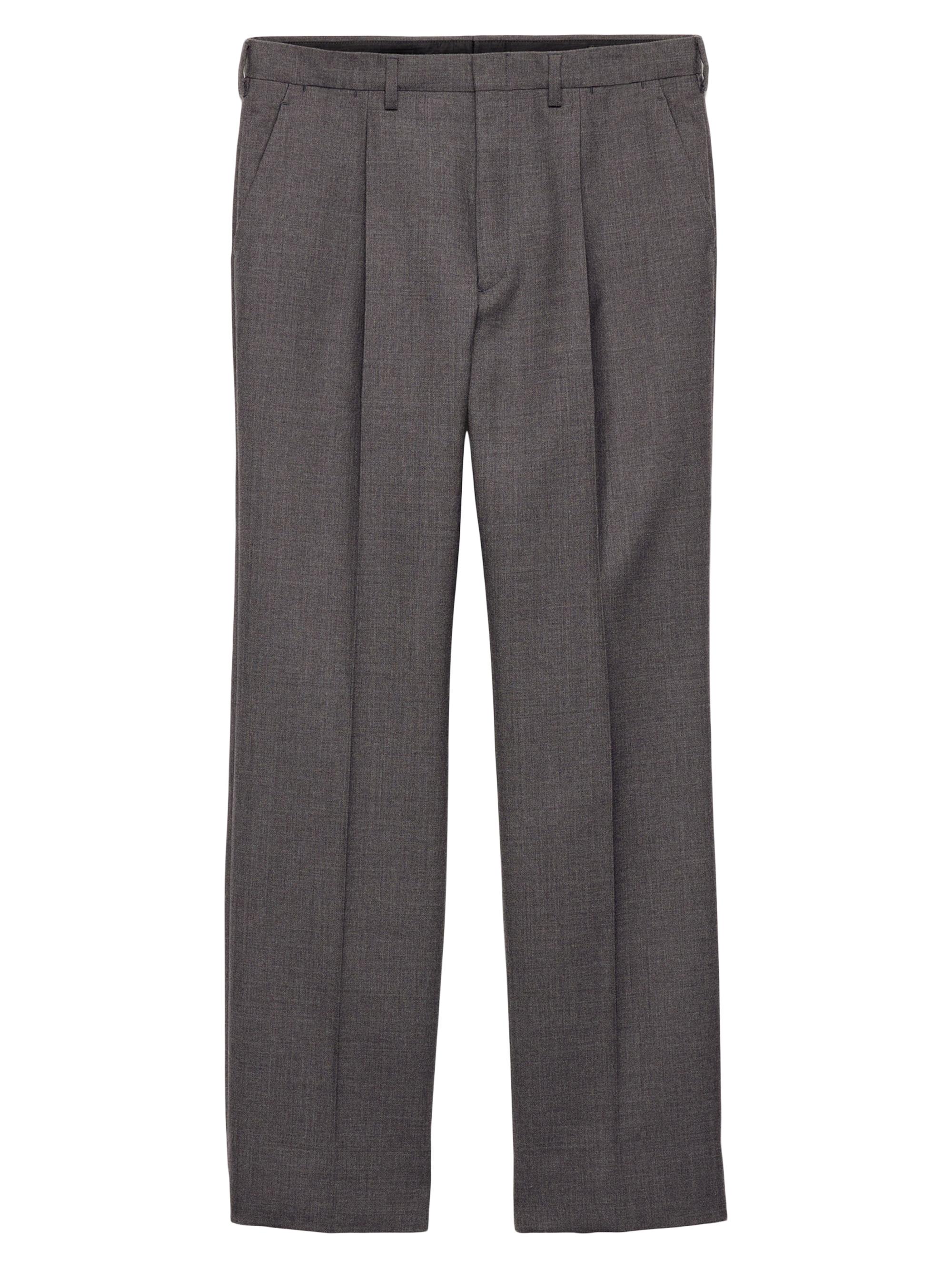 Prada Men's Wool and Silk Pants - Grey