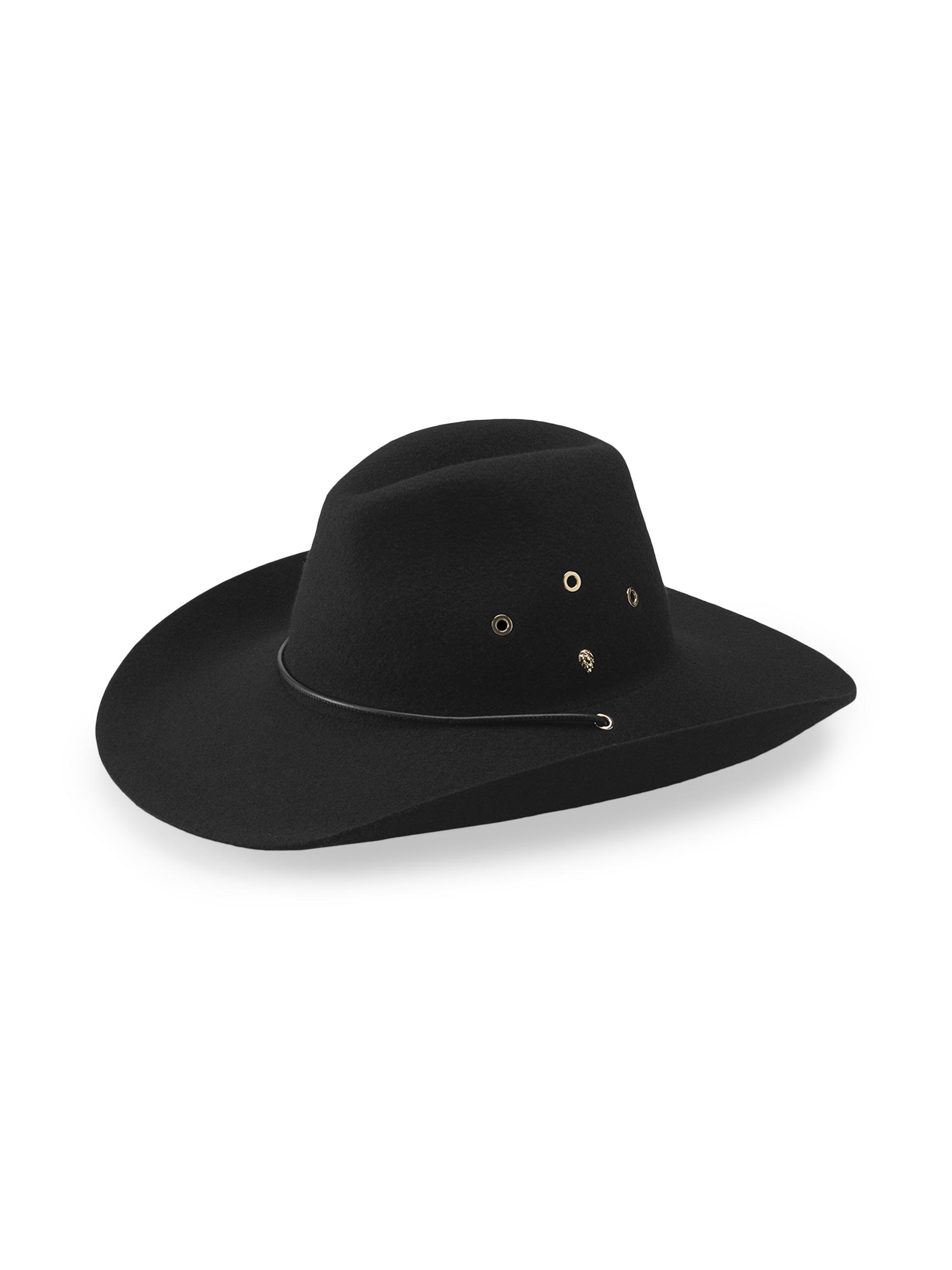 Helen Kaminski Women's Walker Cowboy Felted Merino Wool Fedora - Black