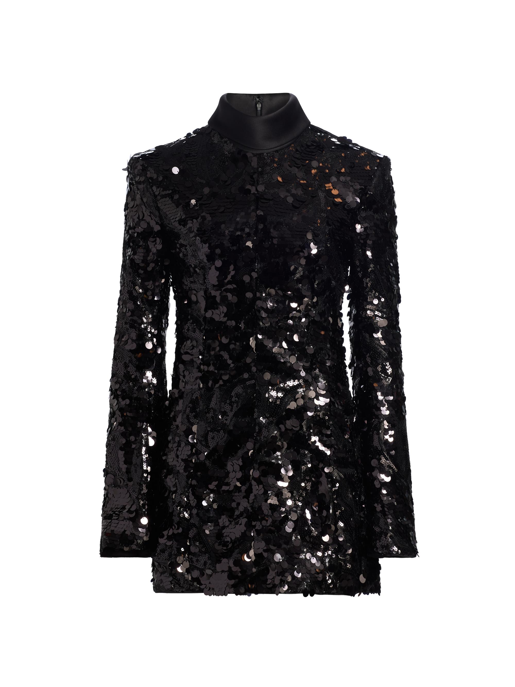 Aknvas Women's Toni Sequined Minidress - Black