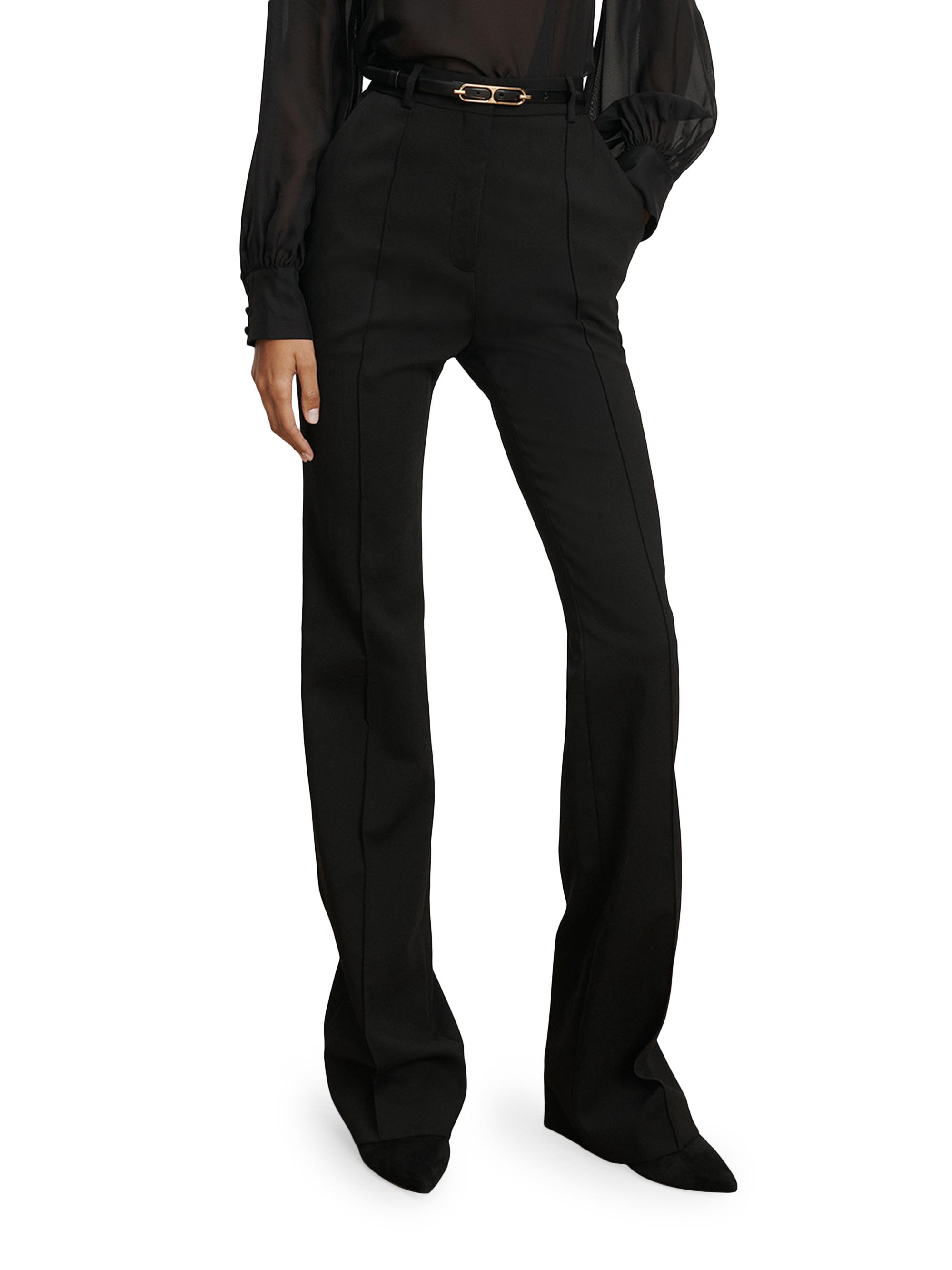 Veronica Beard Gracie Wool Belted Pants | Saks Fifth Avenue