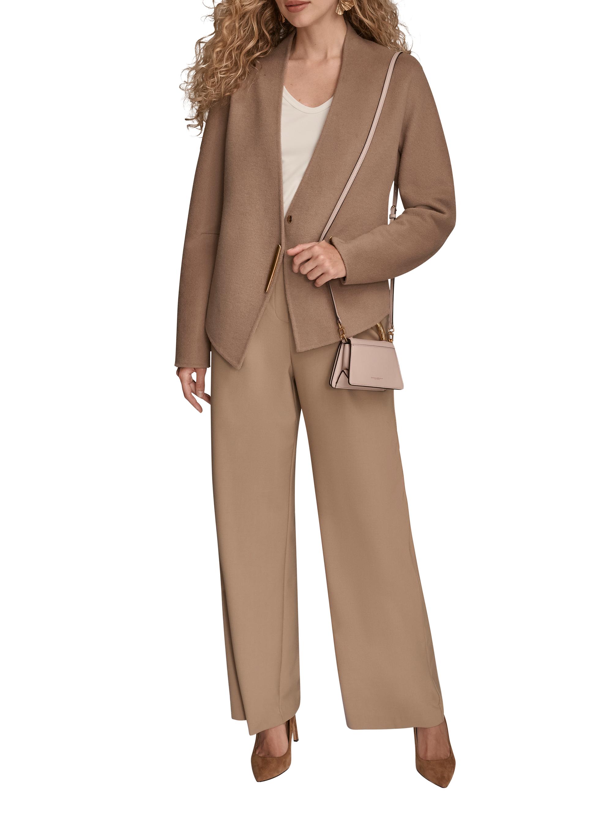 Donna Karan New York Women's Wool-Blend Single-Breasted Blazer - Nolita Heather