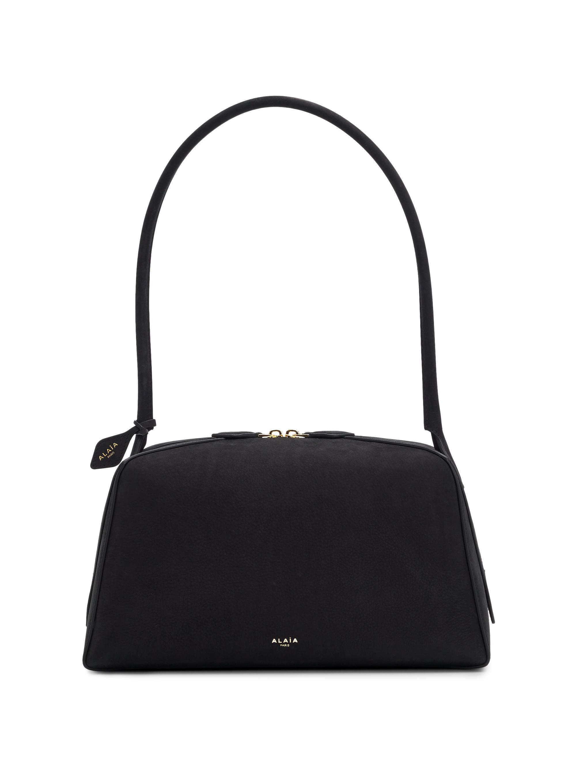 Alaïa Women's Le Bouledogue Nubuck Shoulder Bag - Noir