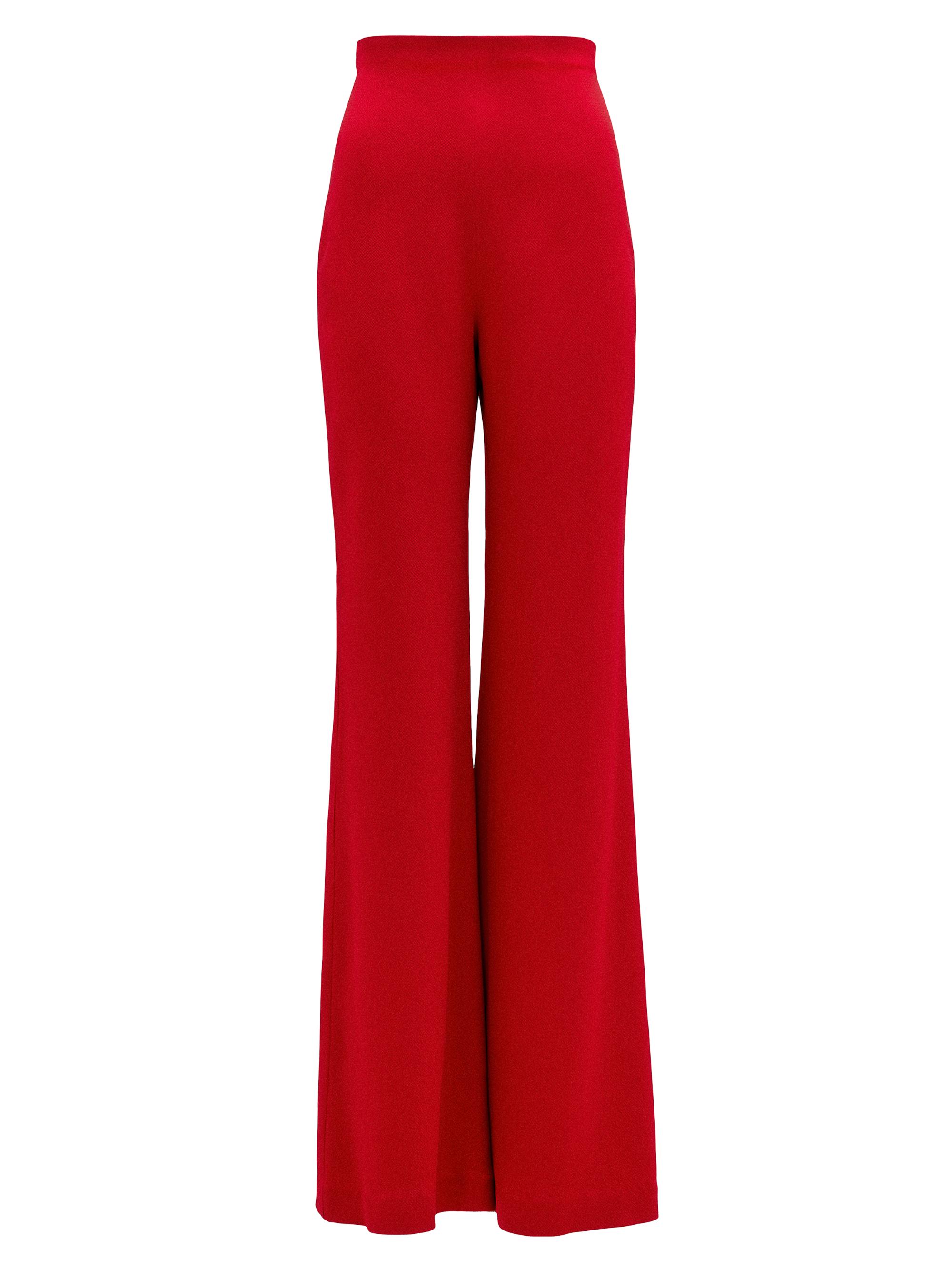 Silvia Tcherassi Women's Palermo Straight Pants - Rouge