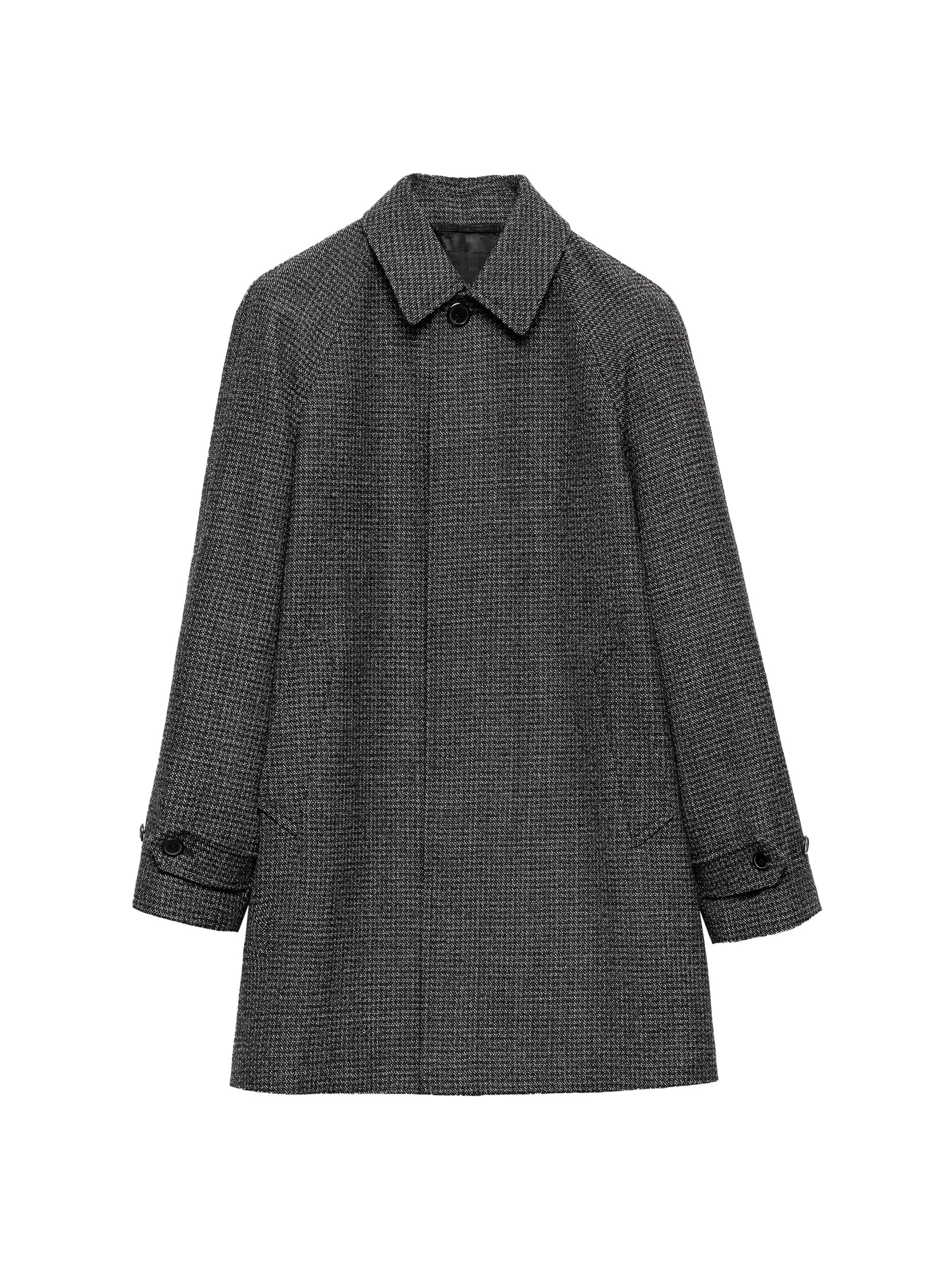 Prada Men's Wool Coat - Black