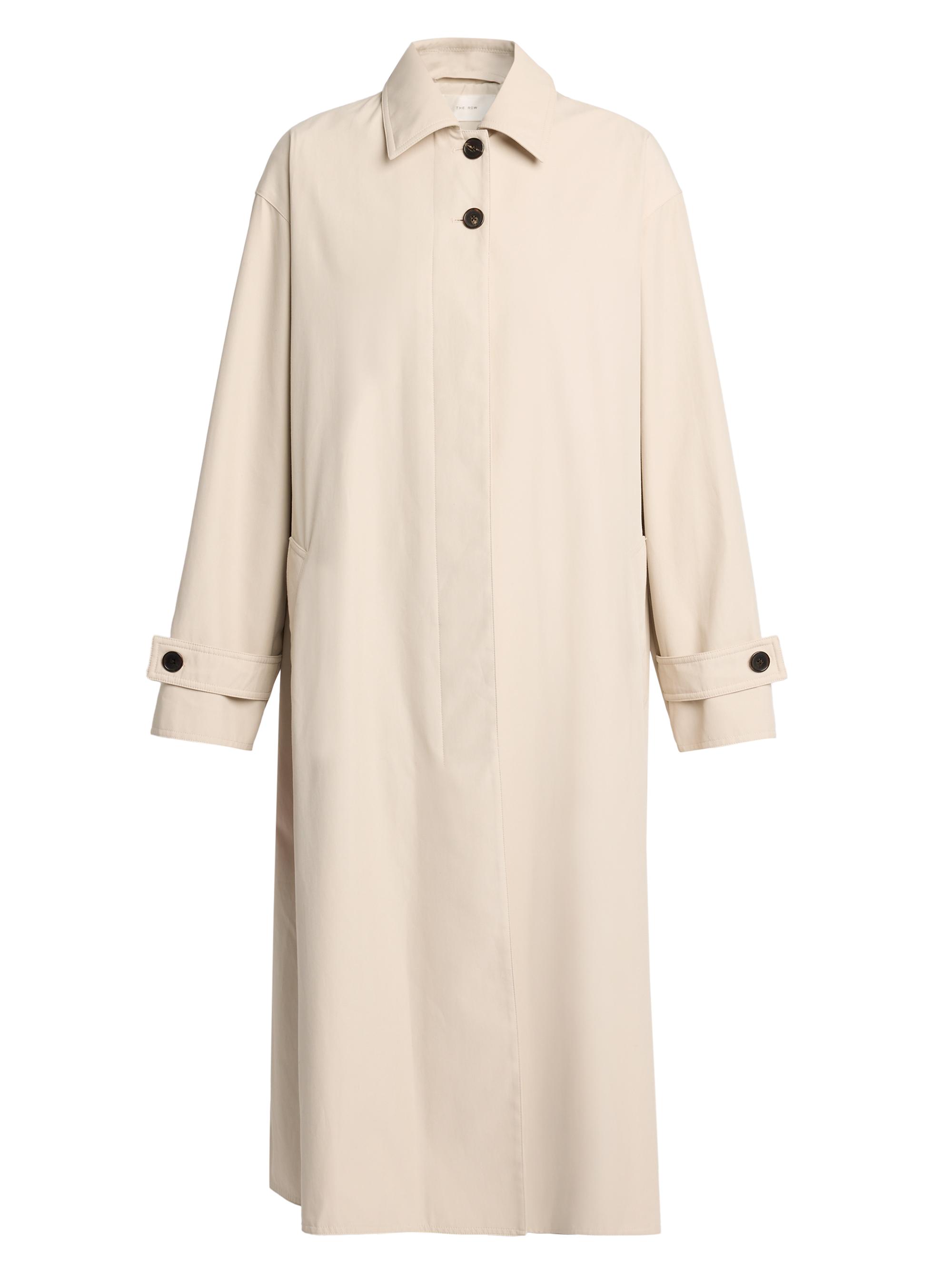 The Row Women's Lolana Technical Coat - Porcelain