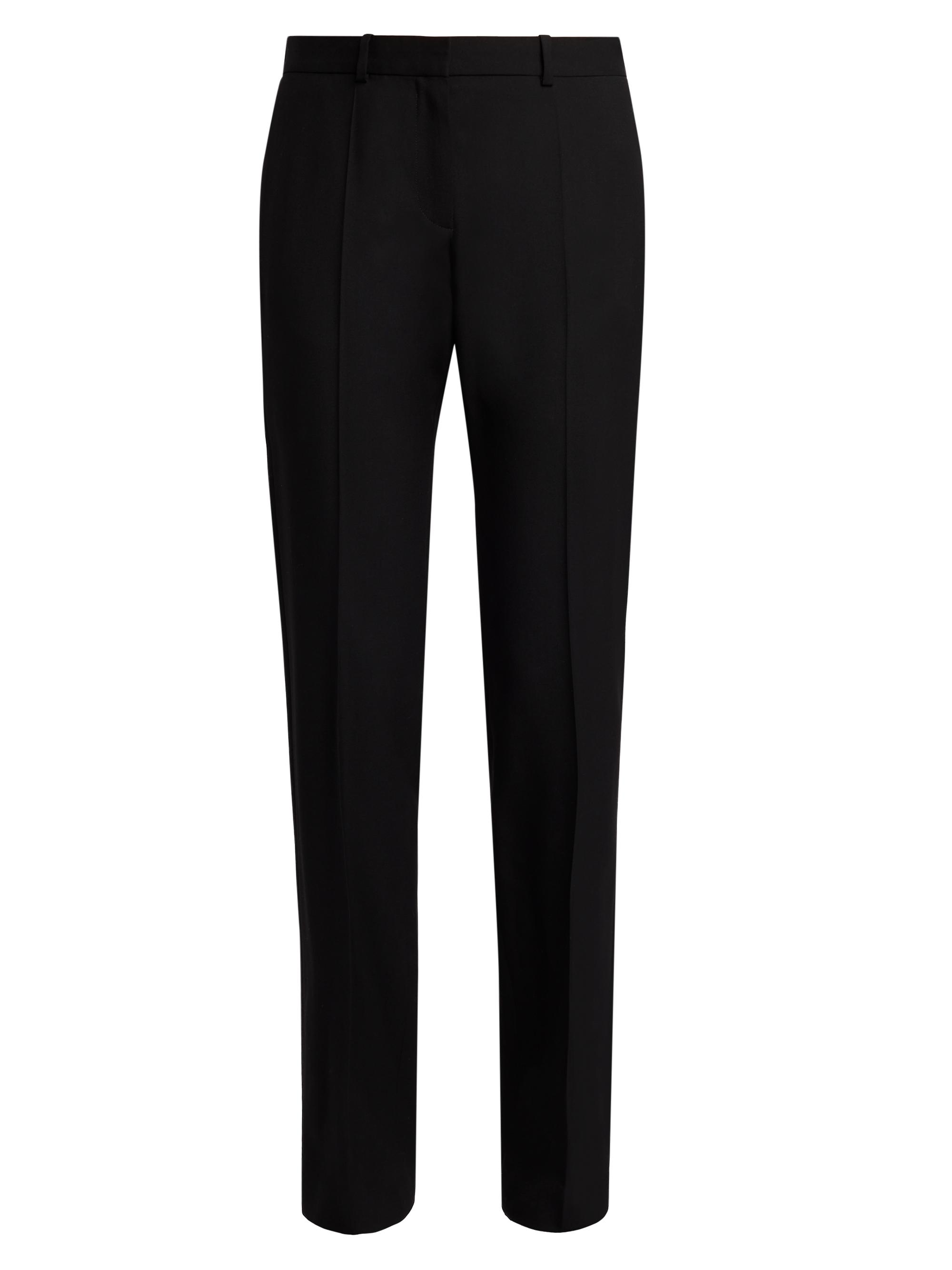 The Row Women's Hiram Fluid Soft Tailoring Wool Pants - Black