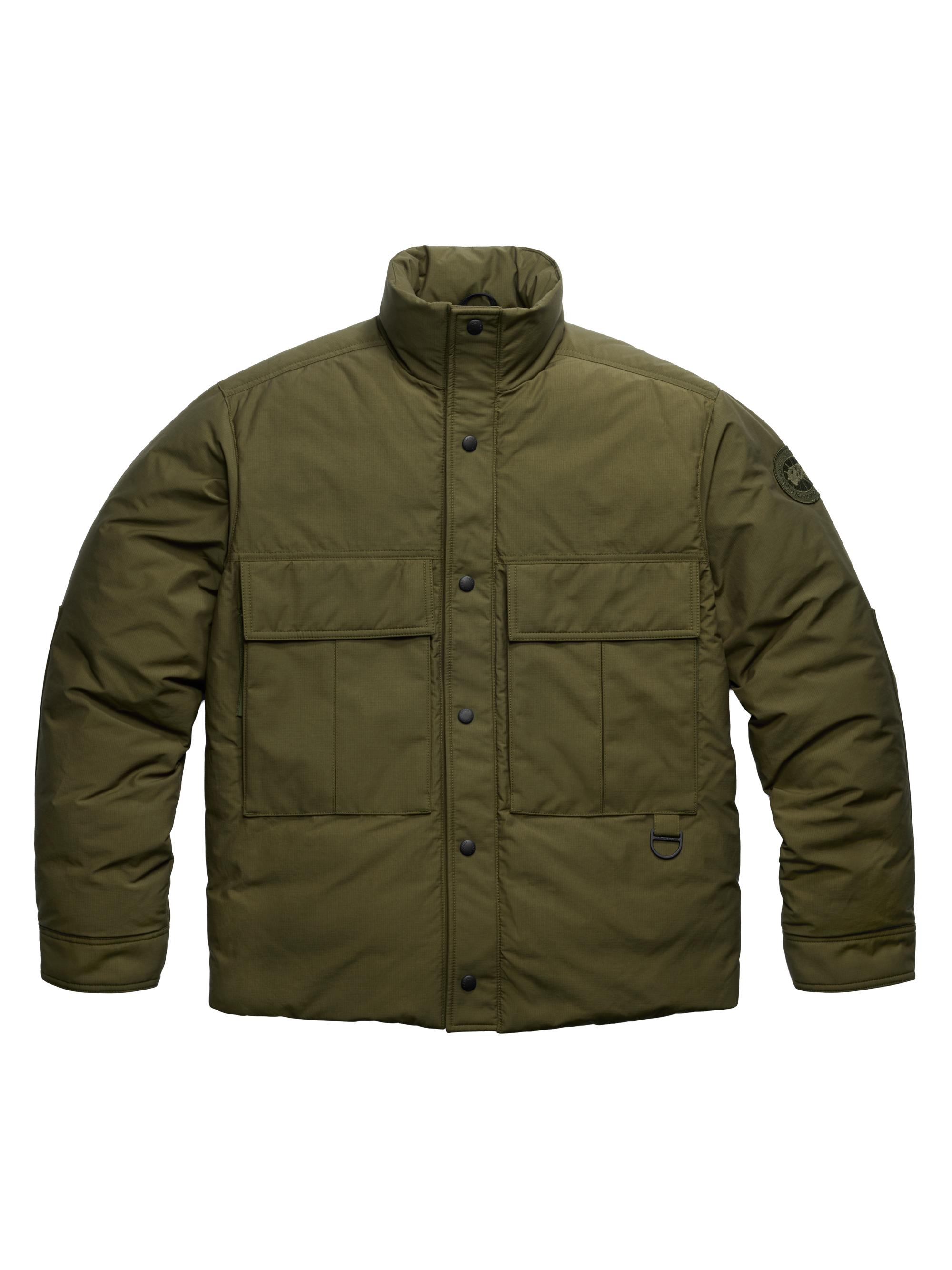 Canada Goose Men's Kirby Snap-Front Utility Jacket - Military Green