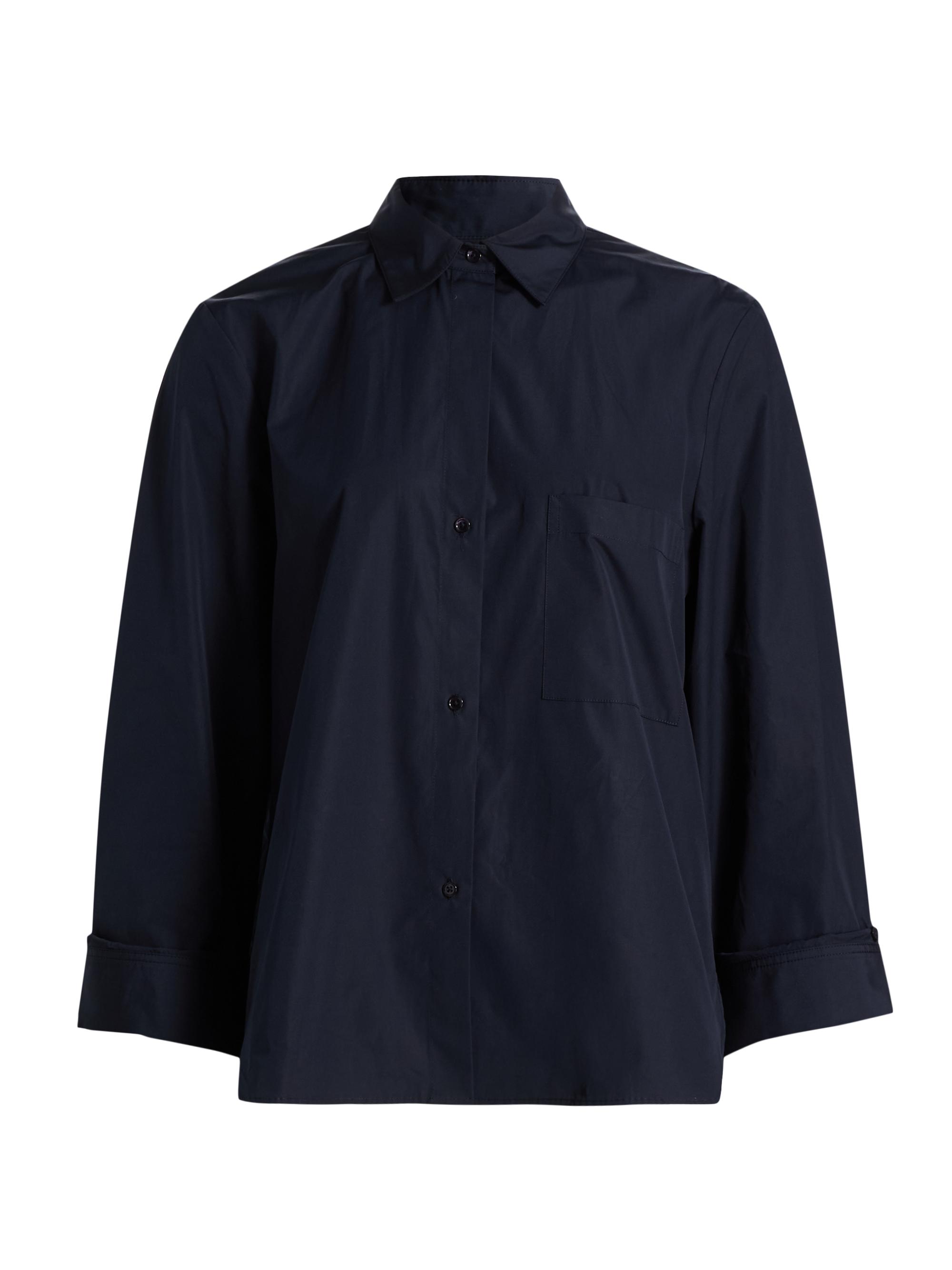 TWP Women's Next Morning Cotton Shirt - Midnight